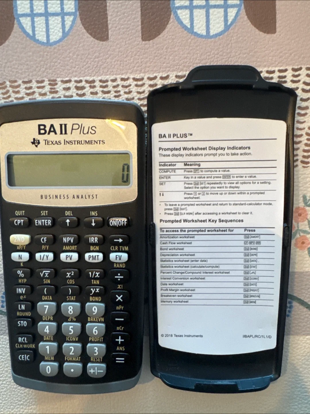 Texas Instruments BA II Plus Financial Calculator thumbnail