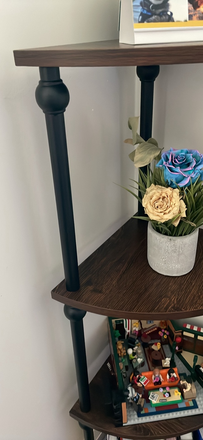 Corner Shelf - Dark Wood Finish - photo 3