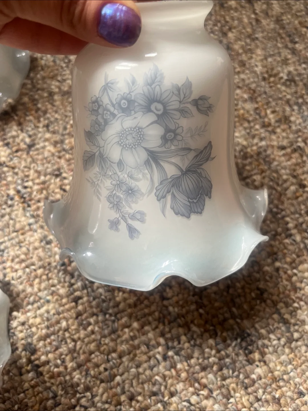 Set of 3 Floral Patterned Light Shades image indicator(6)