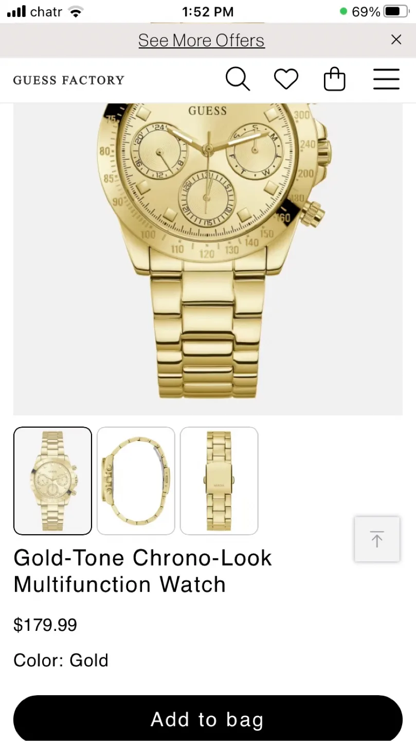 Guess Gold  Watch thumbnail