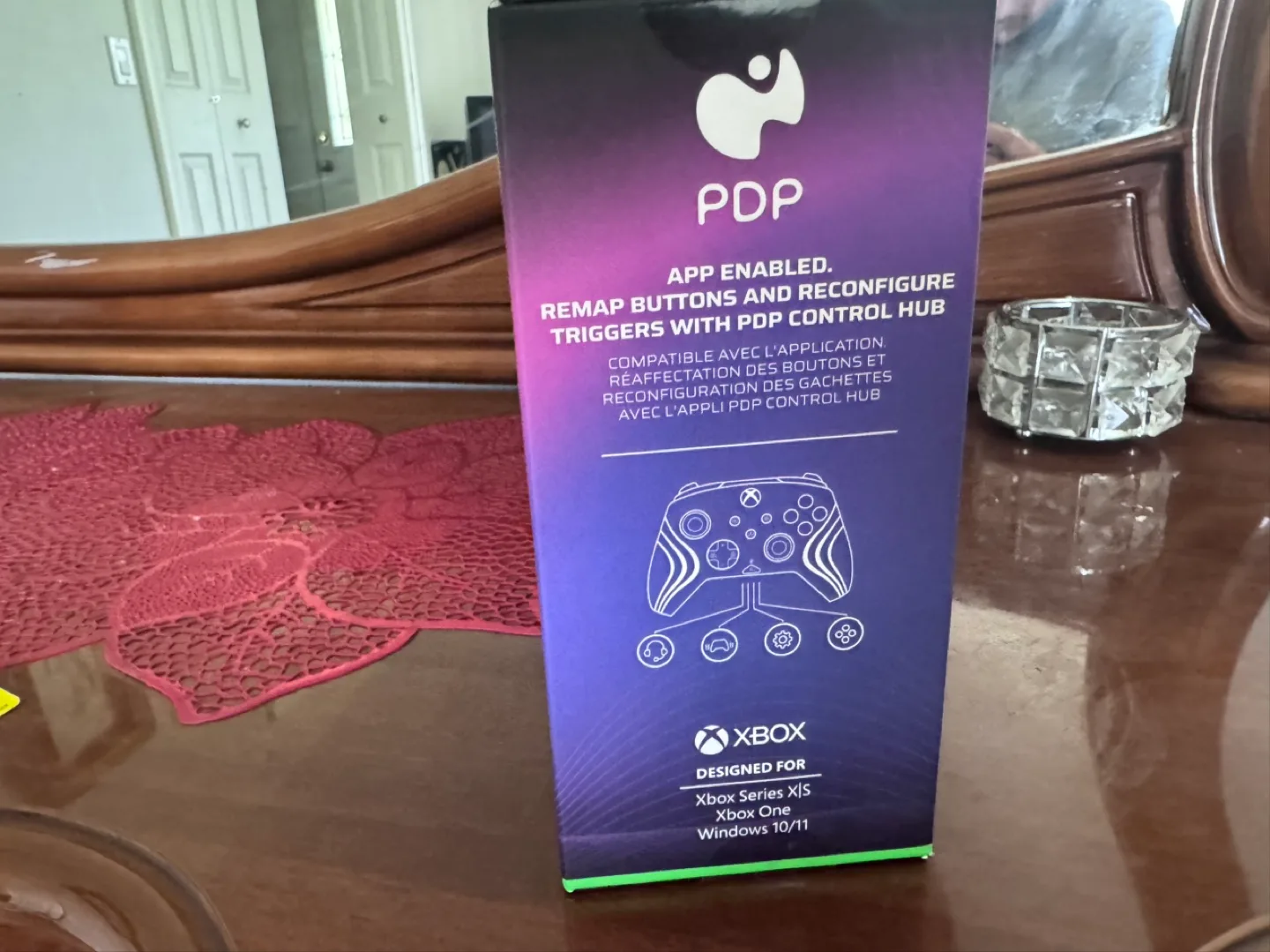 PDP Afterglow Wave Black Wired Controller image indicator(3)