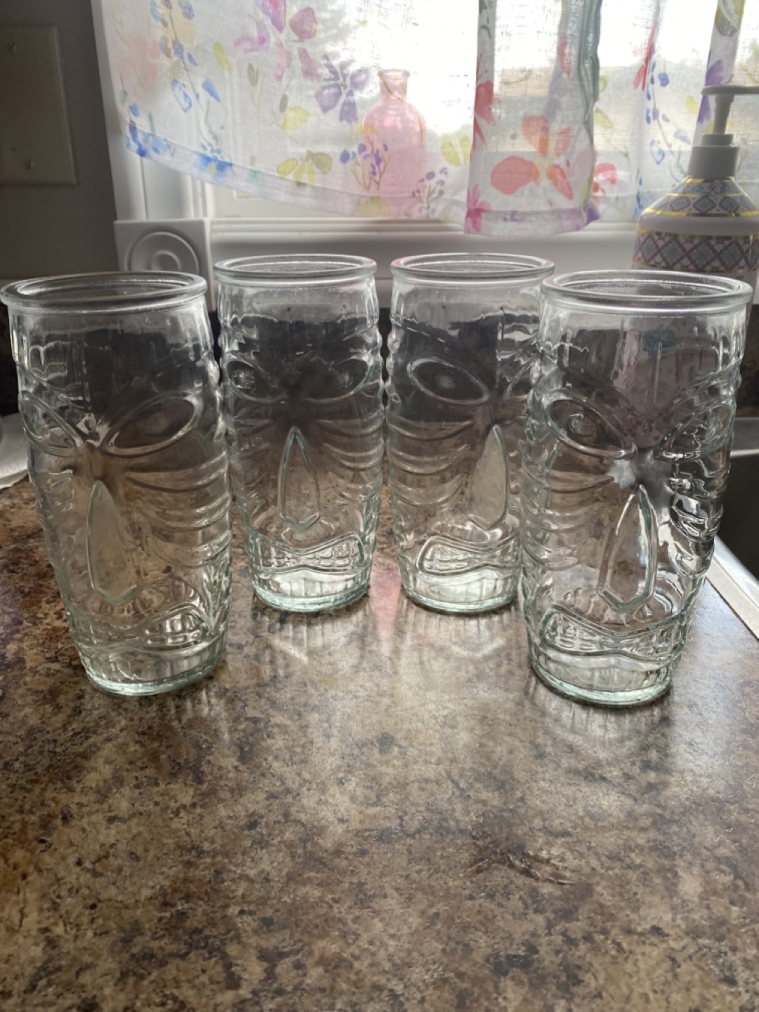 Tiki Glasses - Set of 4