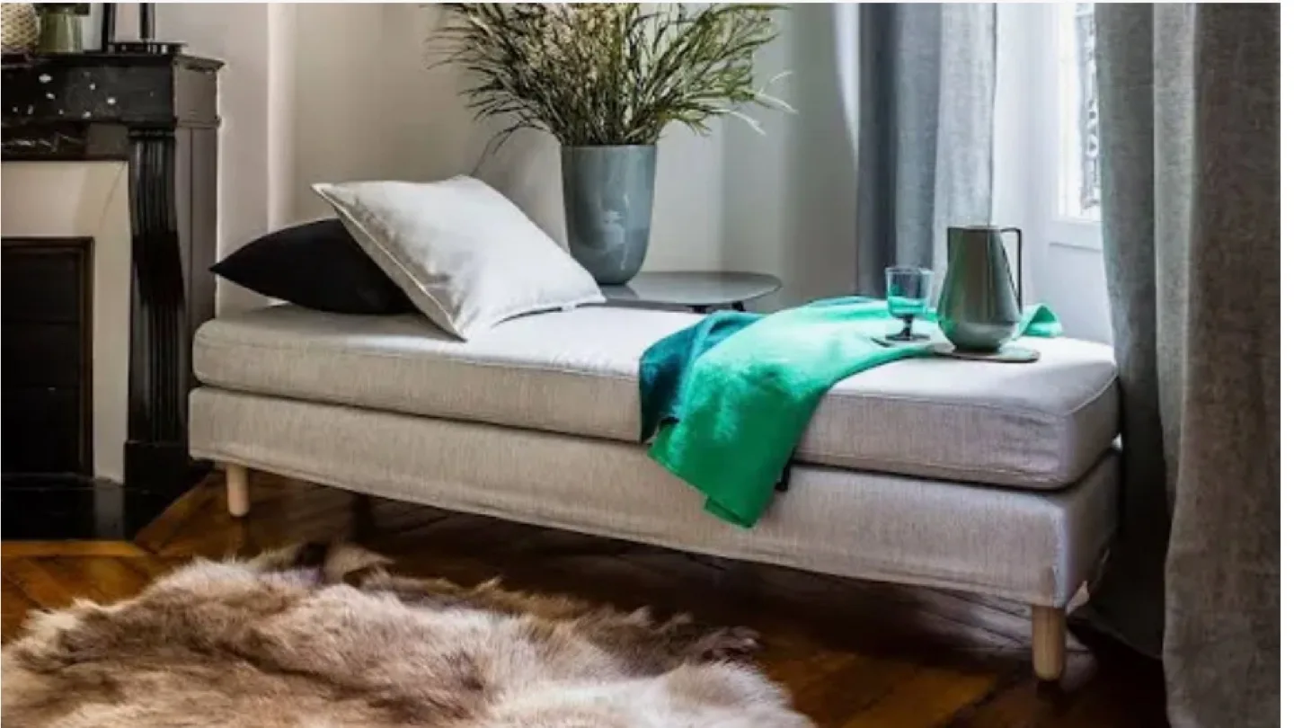 IKEA Beige Daybed thumbnail