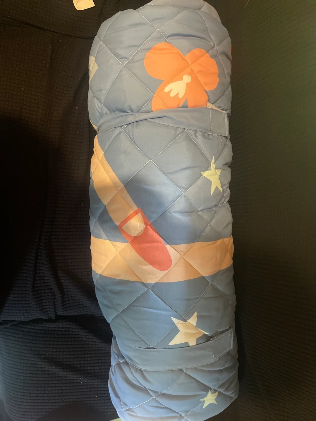 Blue Sleeping Bag with Cute Design thumbnail