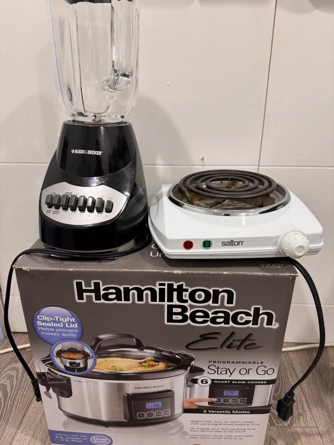 Blender + portable electric stove+ multi slow cooker image indicator(4)