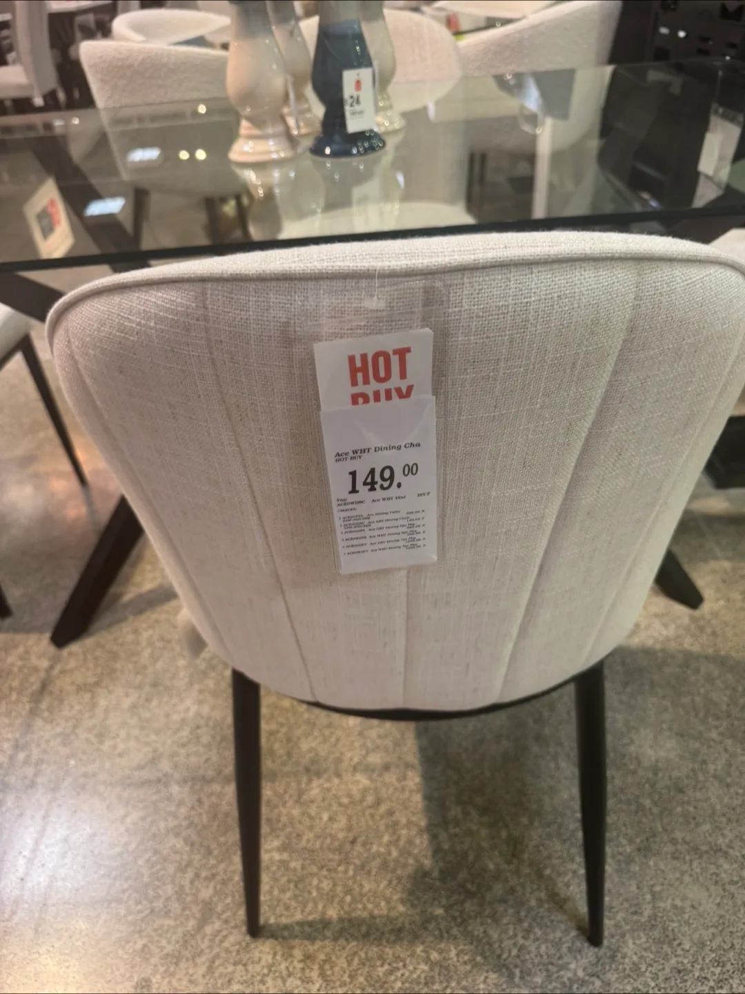 Brand new single piece chair thumbnail