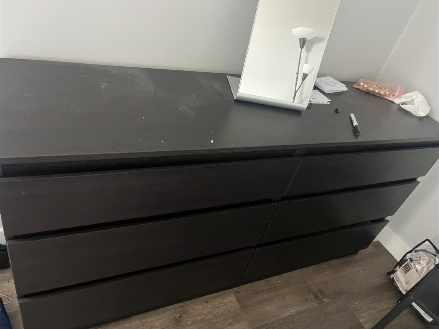 IKEA STORLINTA 6-drawer dresser, dark brown - photo 2