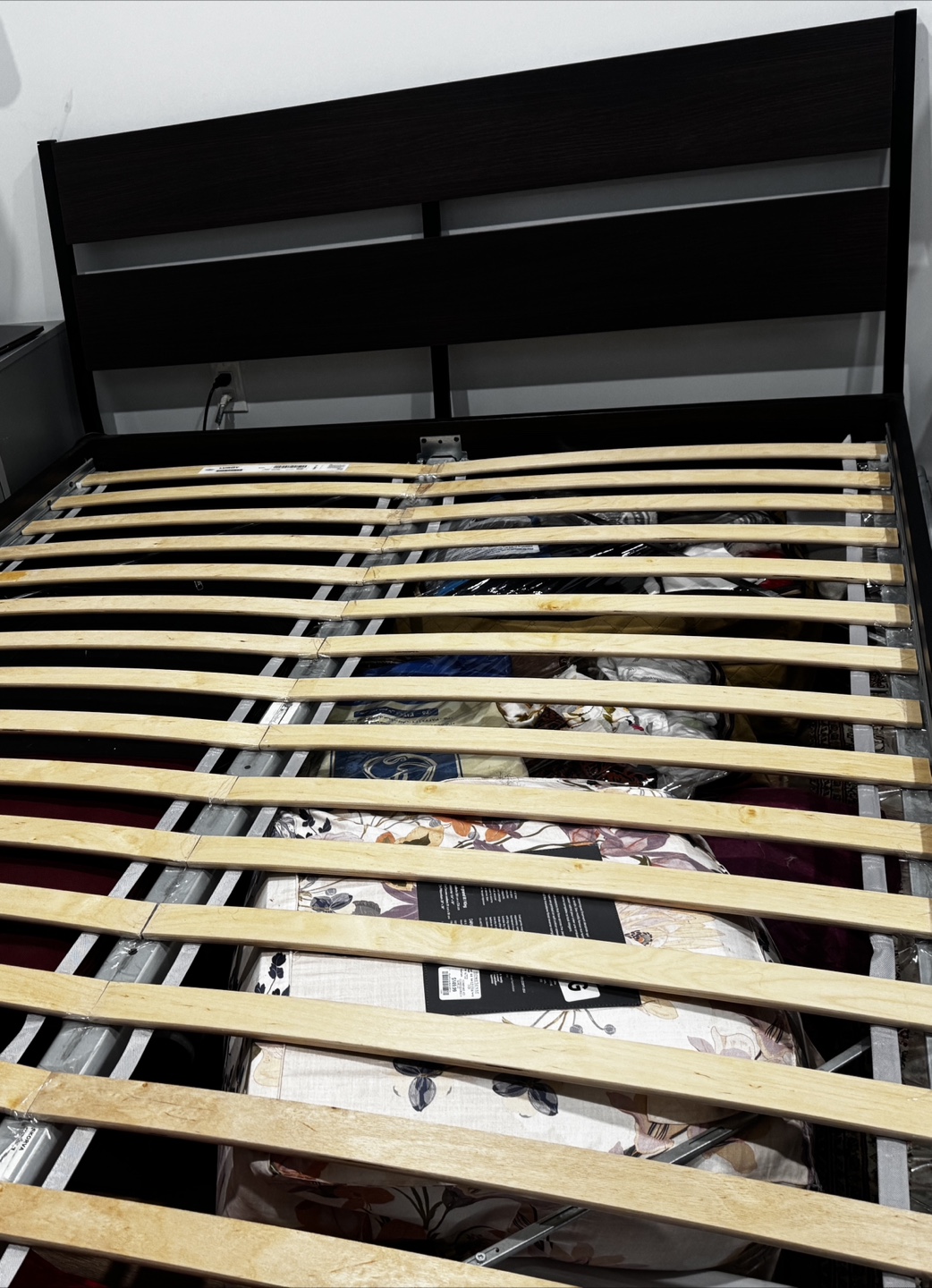 Dark Brown Bed Frame IKEA brand - photo 2