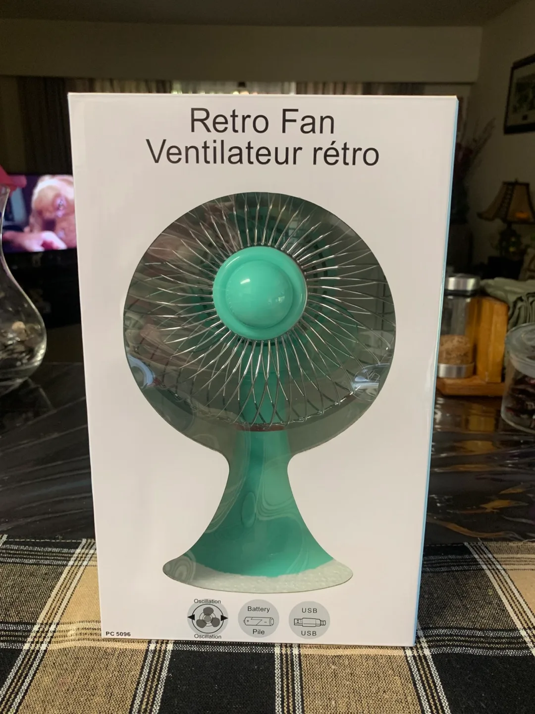 New table Retro Fan Ventilateur thumbnail