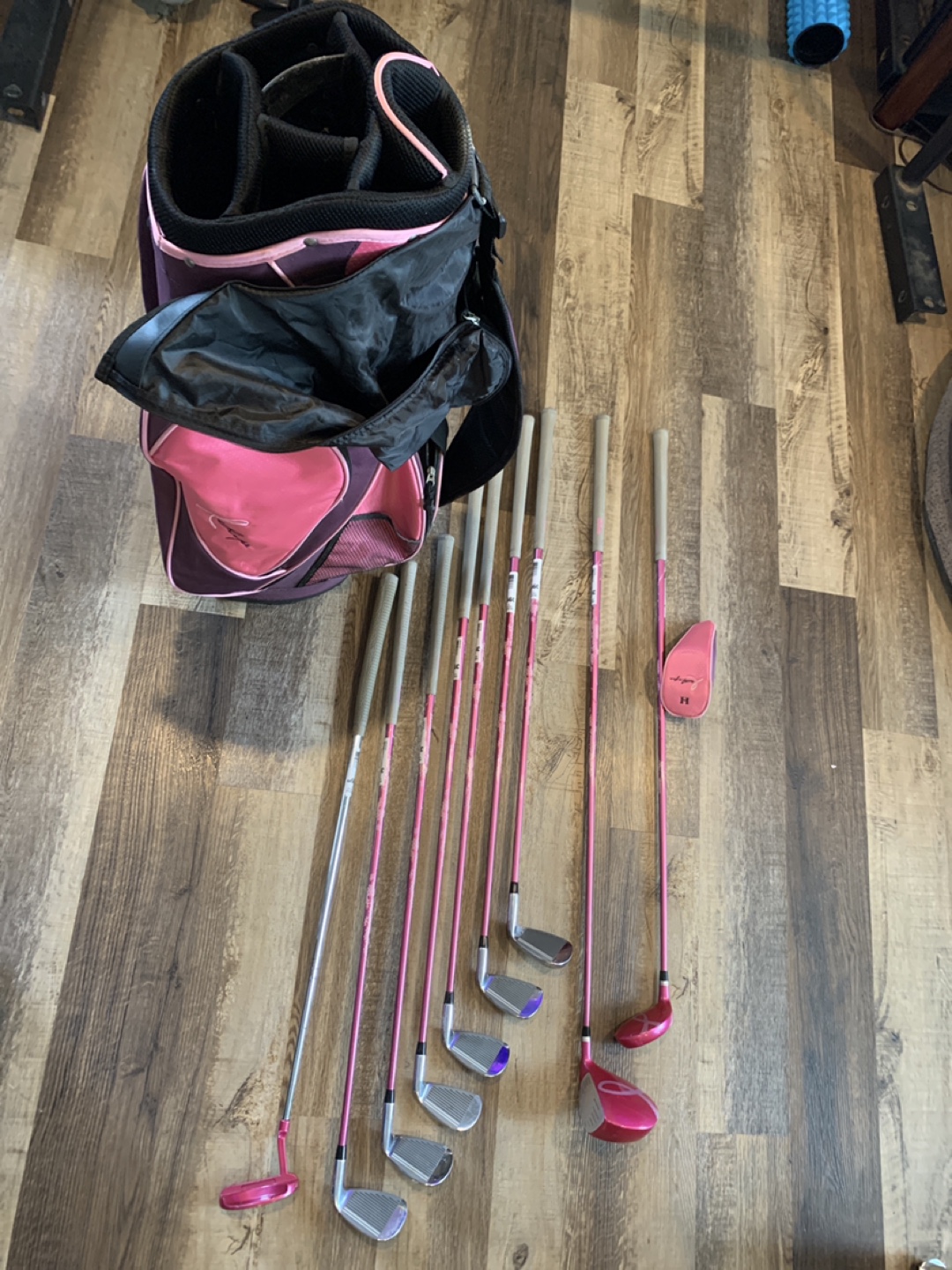 Ladies Wilson Hope Left Hand Golf Club Set With Rain Cover