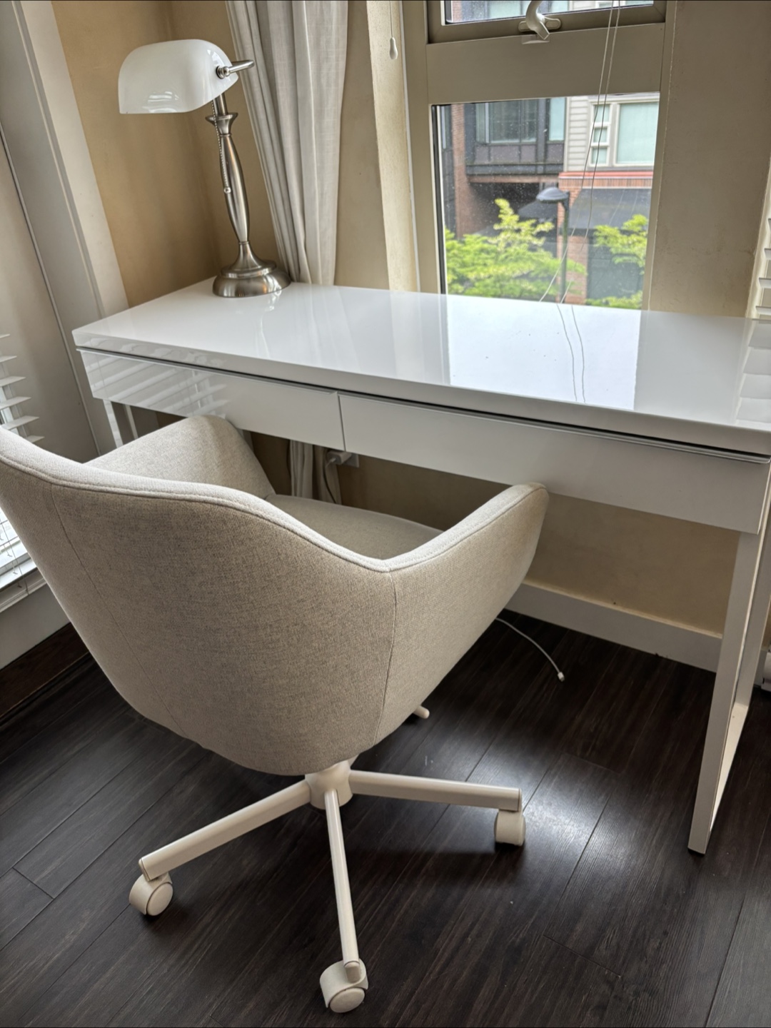 Beige Desk Chair - photo 3