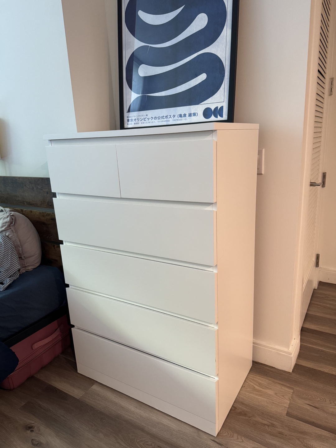 IKEA MALM White 6-Drawer Dresser - photo 2