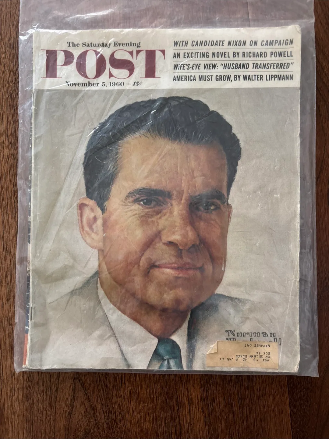 1960 The Saturday Evening Post Magazine with Nixon image indicator(2)