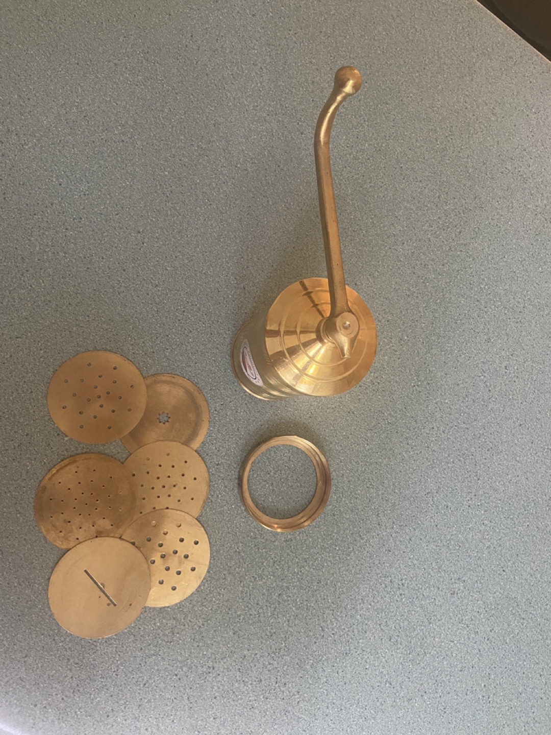 Vintage Brass Murukku Maker - photo 5