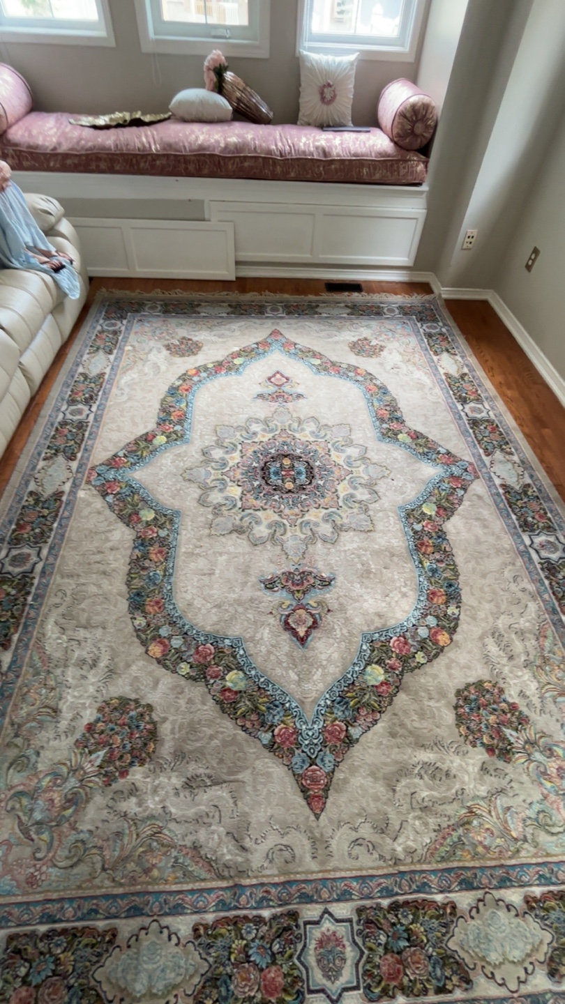 Large Floral Area Rug