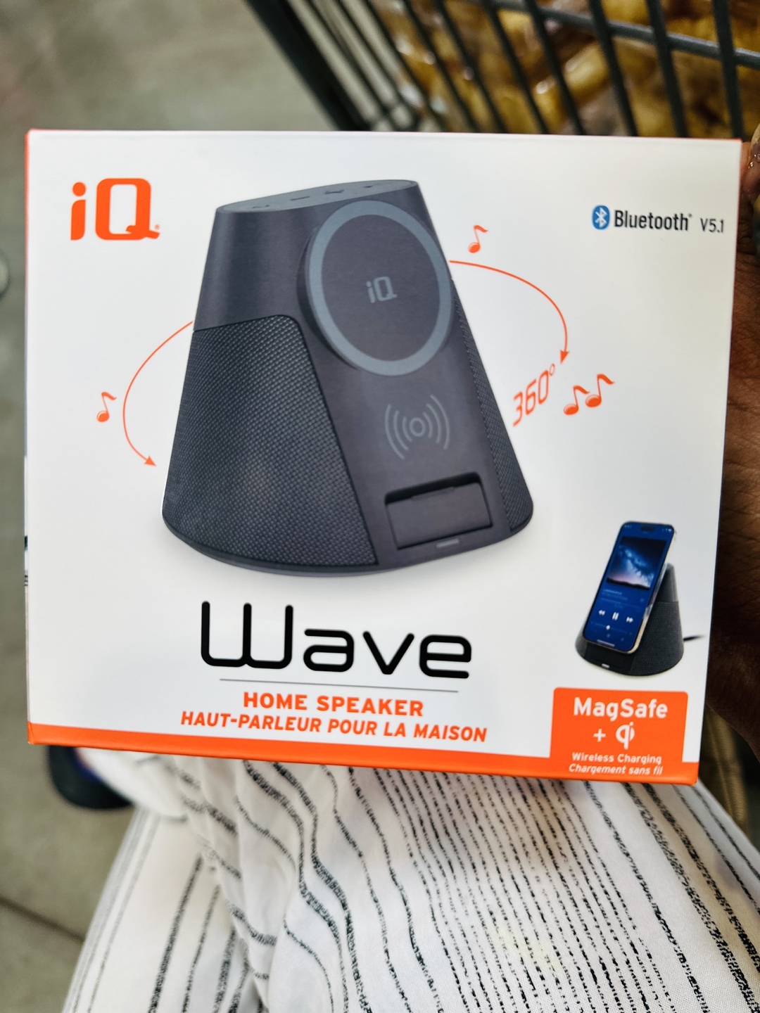 iQ Wave Home Speaker w/ MagSafe Charger - New
