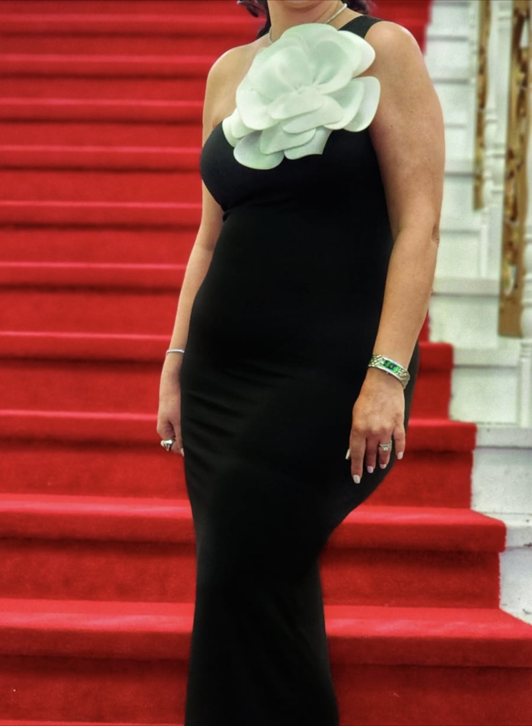 Black and white dress size M-L