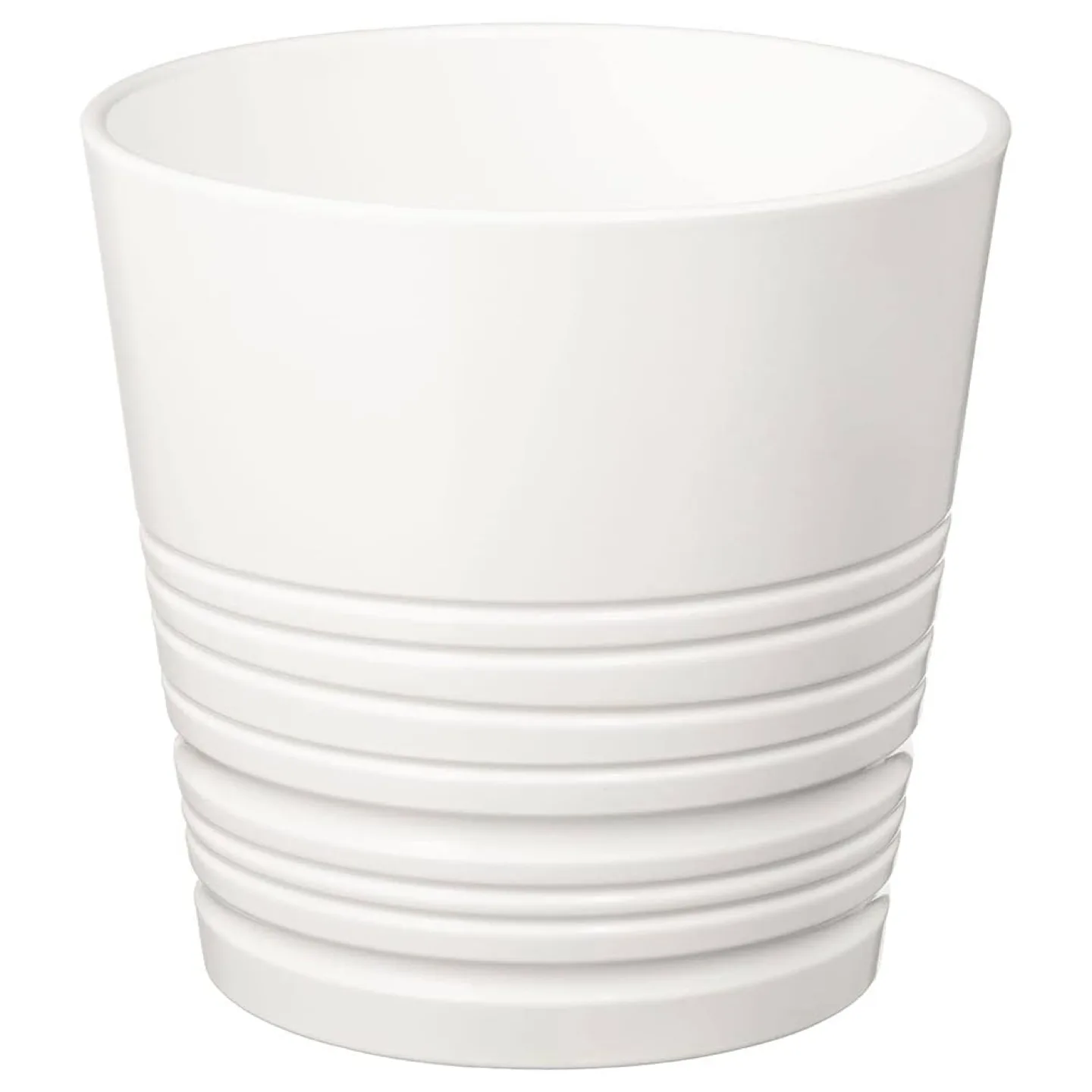 IKEA White Plant Pot (19cm Diameter) thumbnail