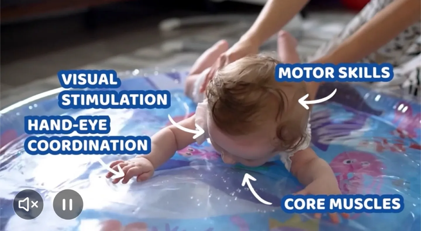 Water Mat For babies image indicator(4)