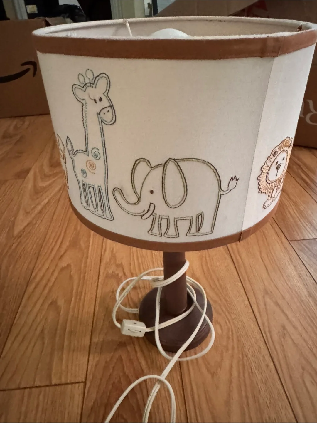 Kids Animal Print Lamp thumbnail