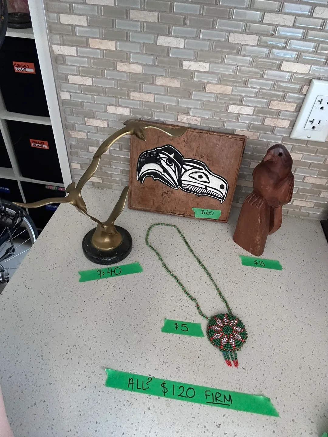 Aboriginal Assorted Home Decor Items - $120 FIRM thumbnail