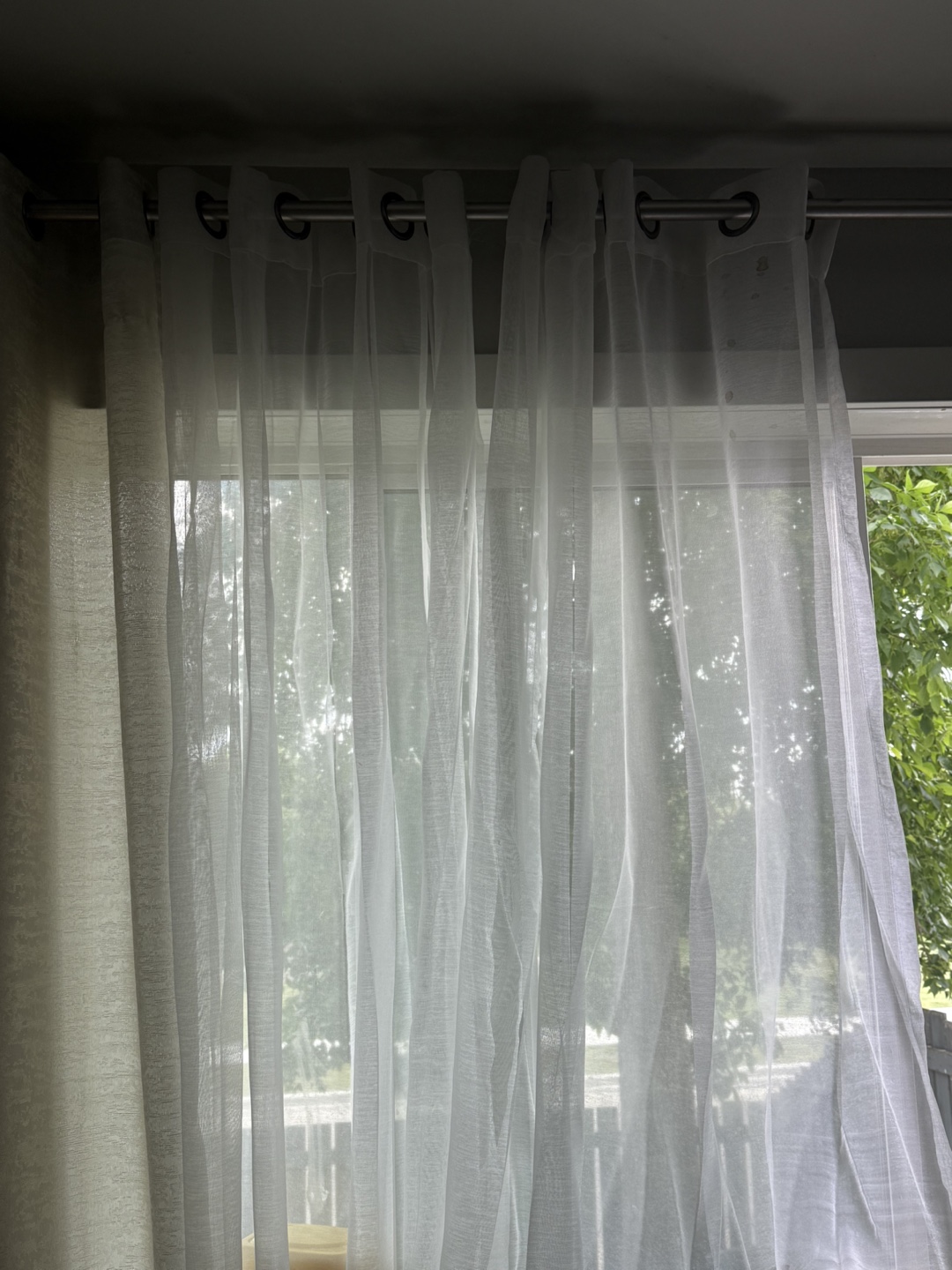 White Sheer Curtains - photo 3
