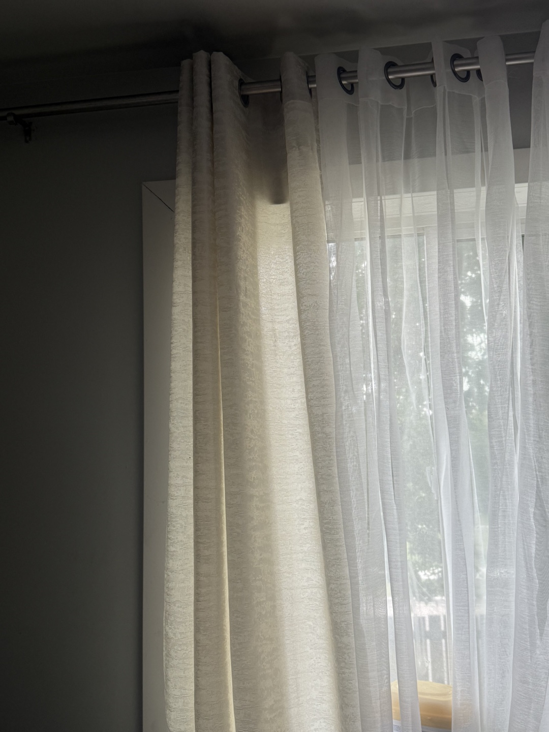 White Sheer Curtains