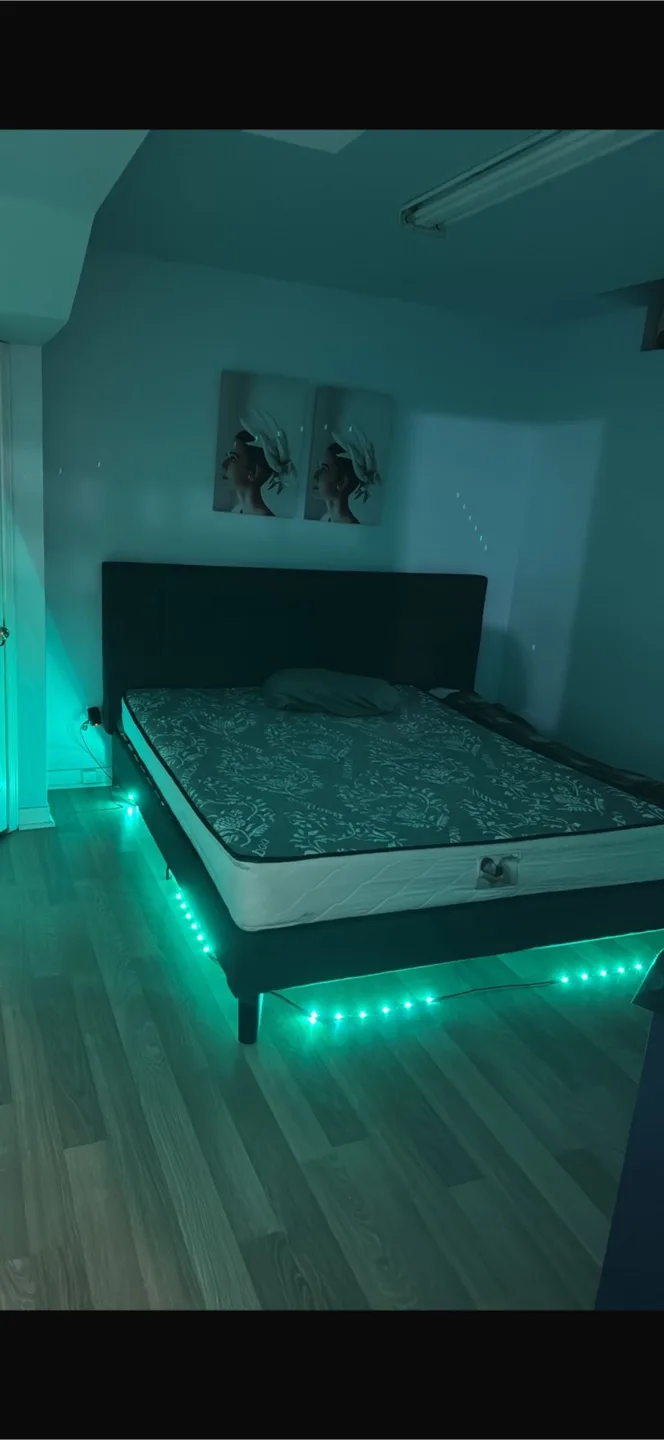 King Size Bed Frame with Headboard thumbnail