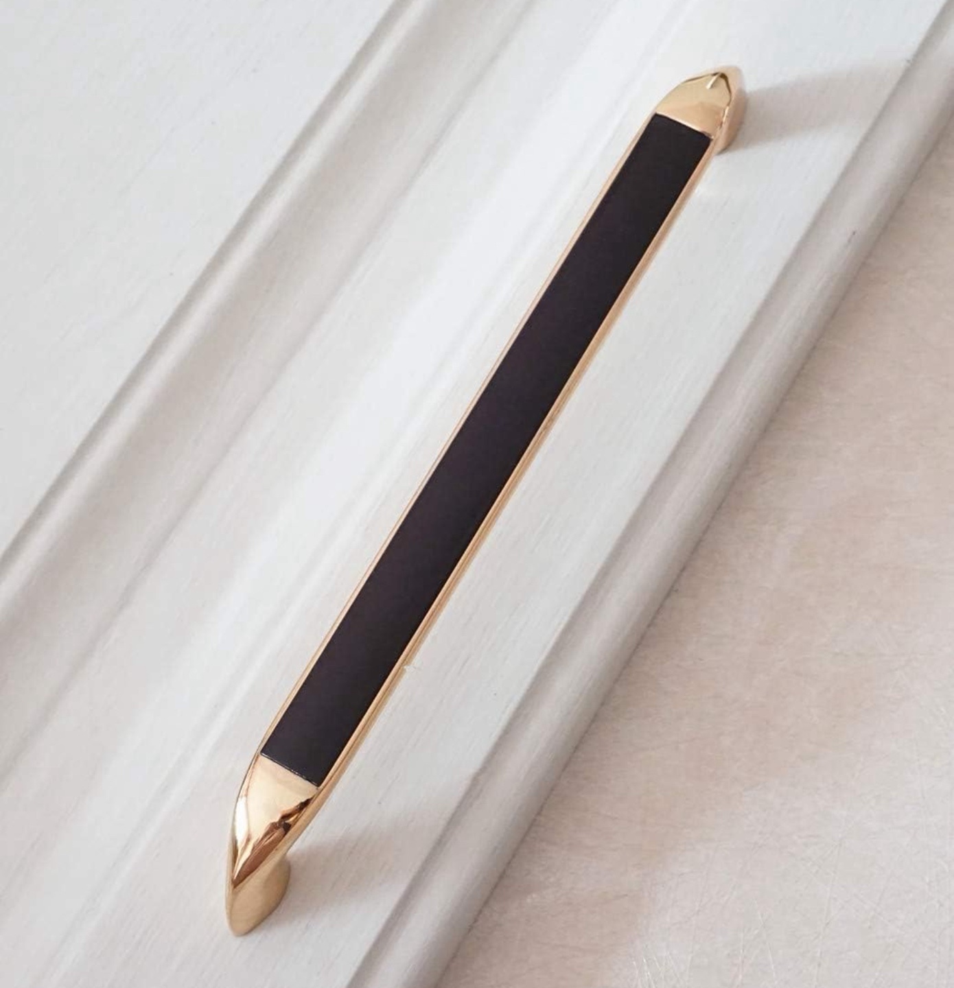 Rose Gold and Black Drawer Pulls 5”