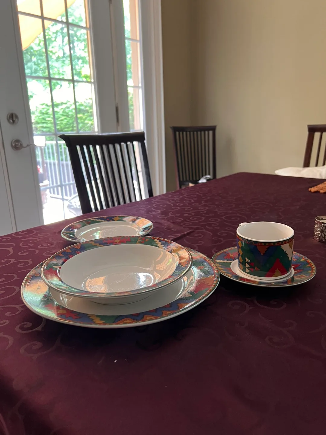 Vintage Mikasa Southwest Dinnerware Set - 12 set image indicator(4)