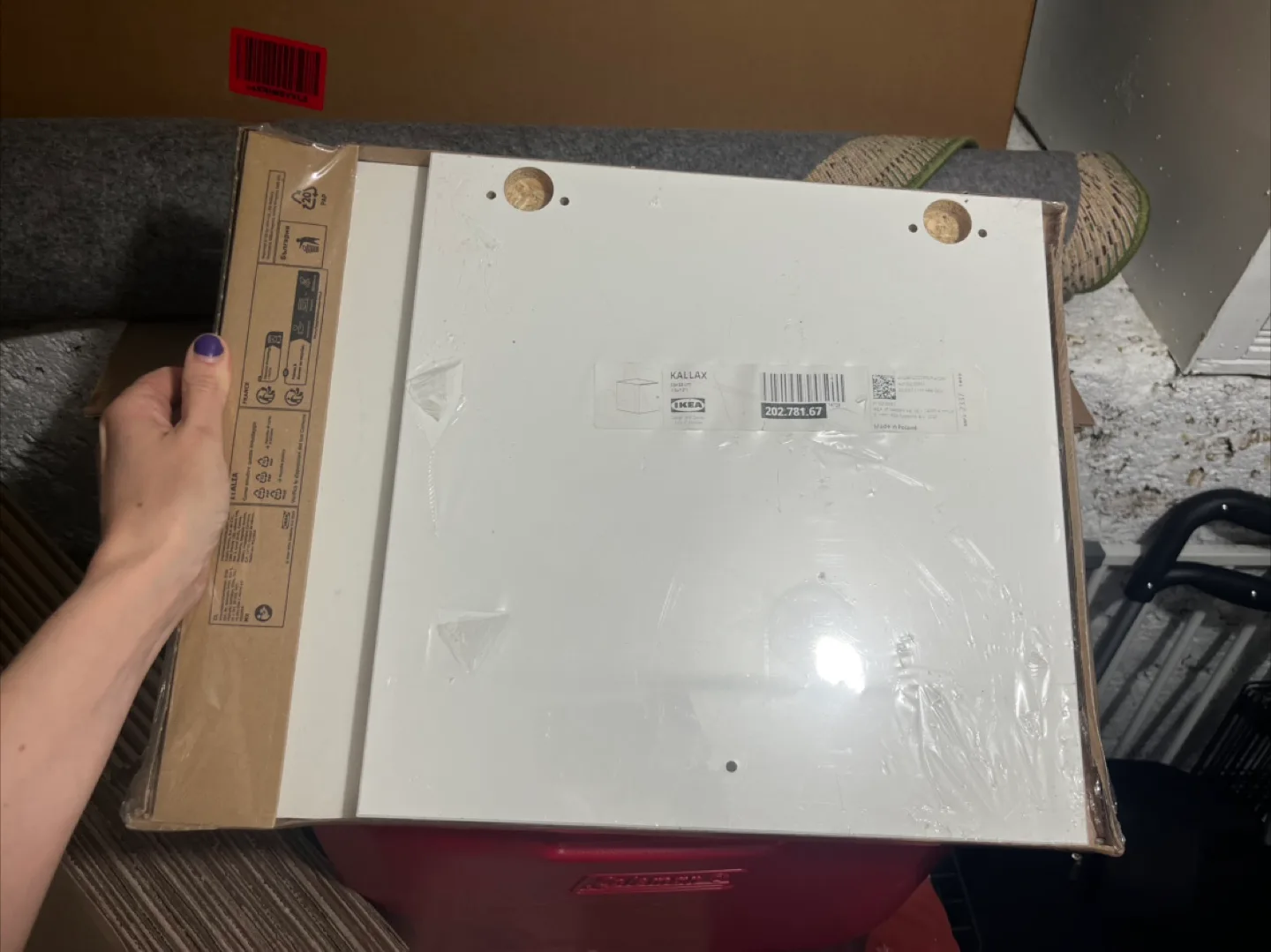 IKEA Kallax Shelf Insert - 13x13 inch thumbnail
