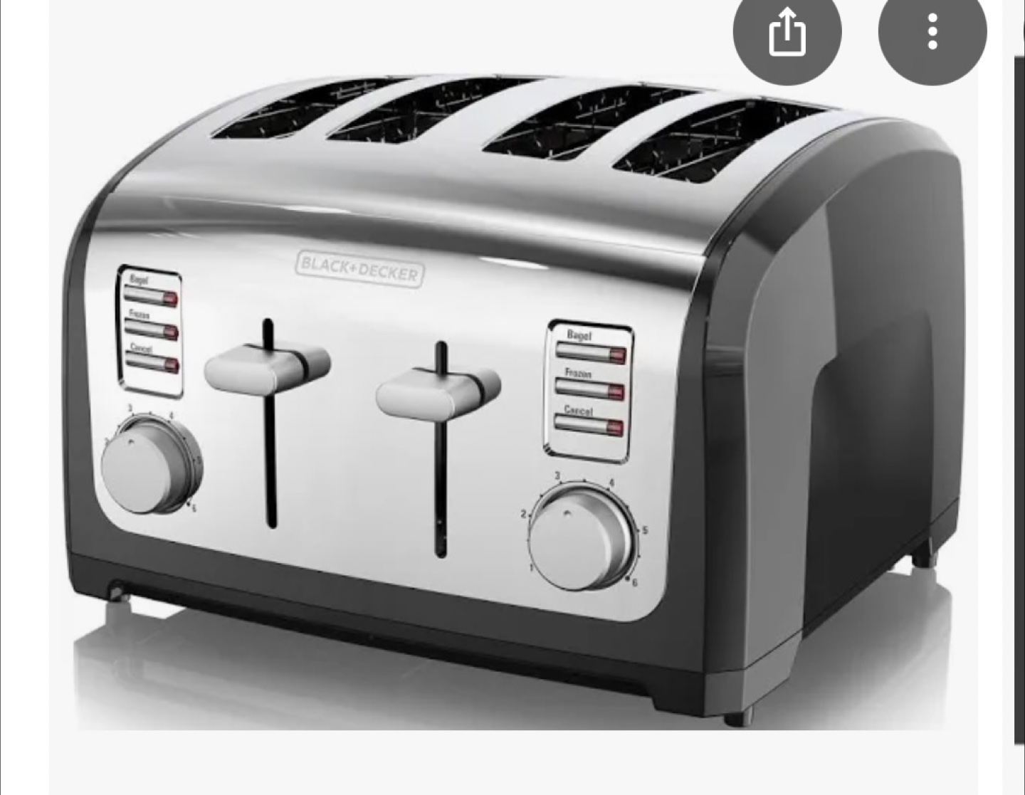 Black+Decker 4-Slice Toaster - photo 3