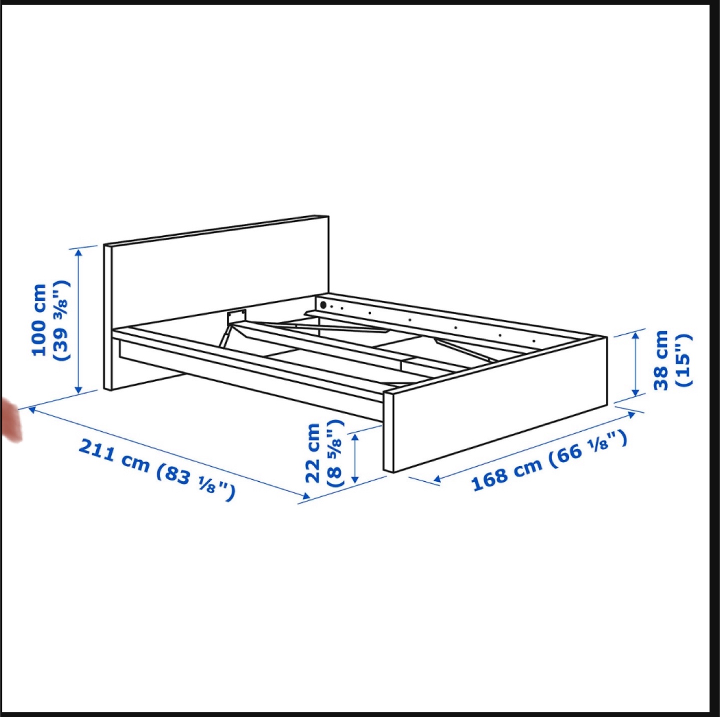 Queen Size Bed Frame - photo 4