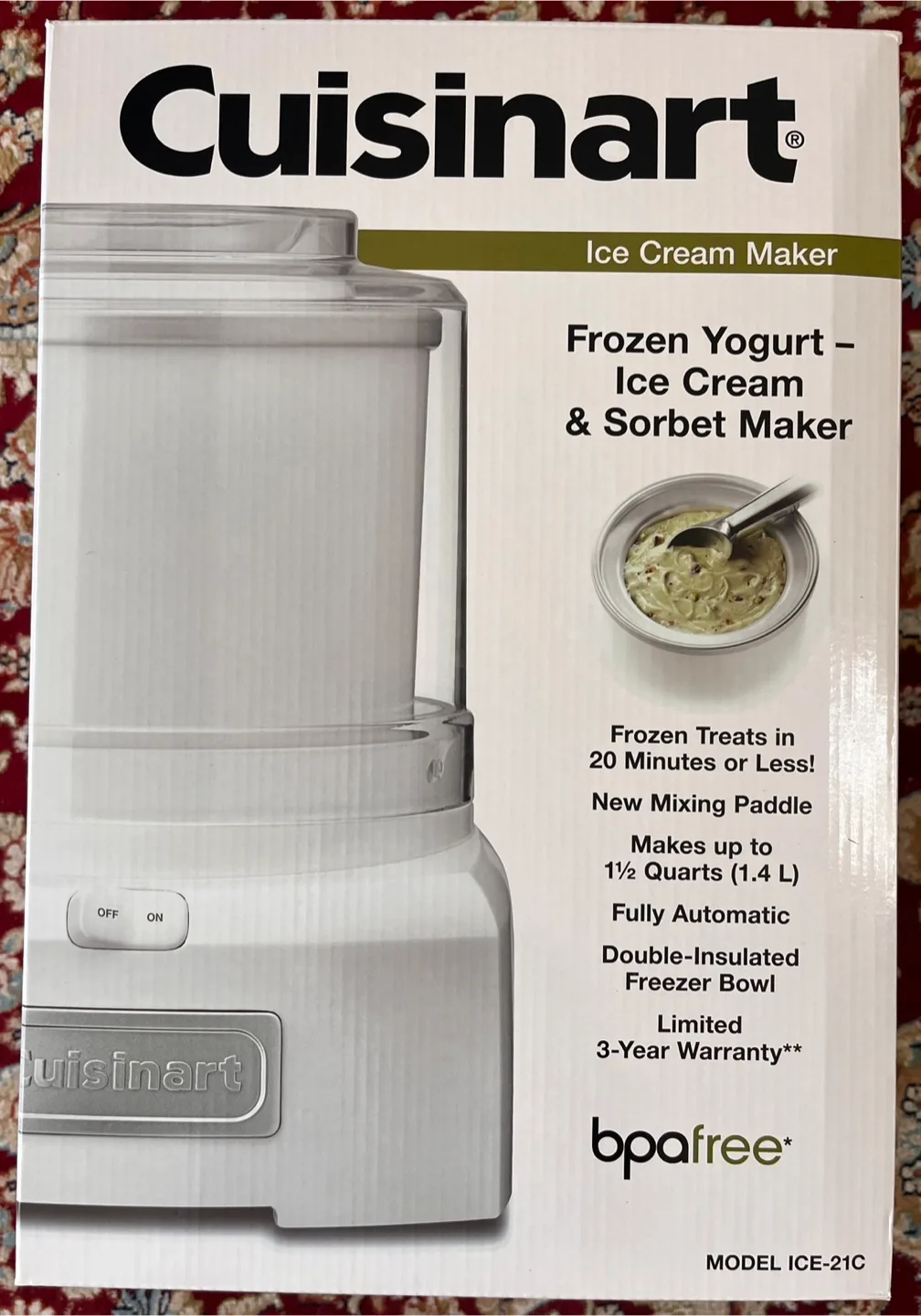 Cuisinart Ice Cream Maker - New! thumbnail