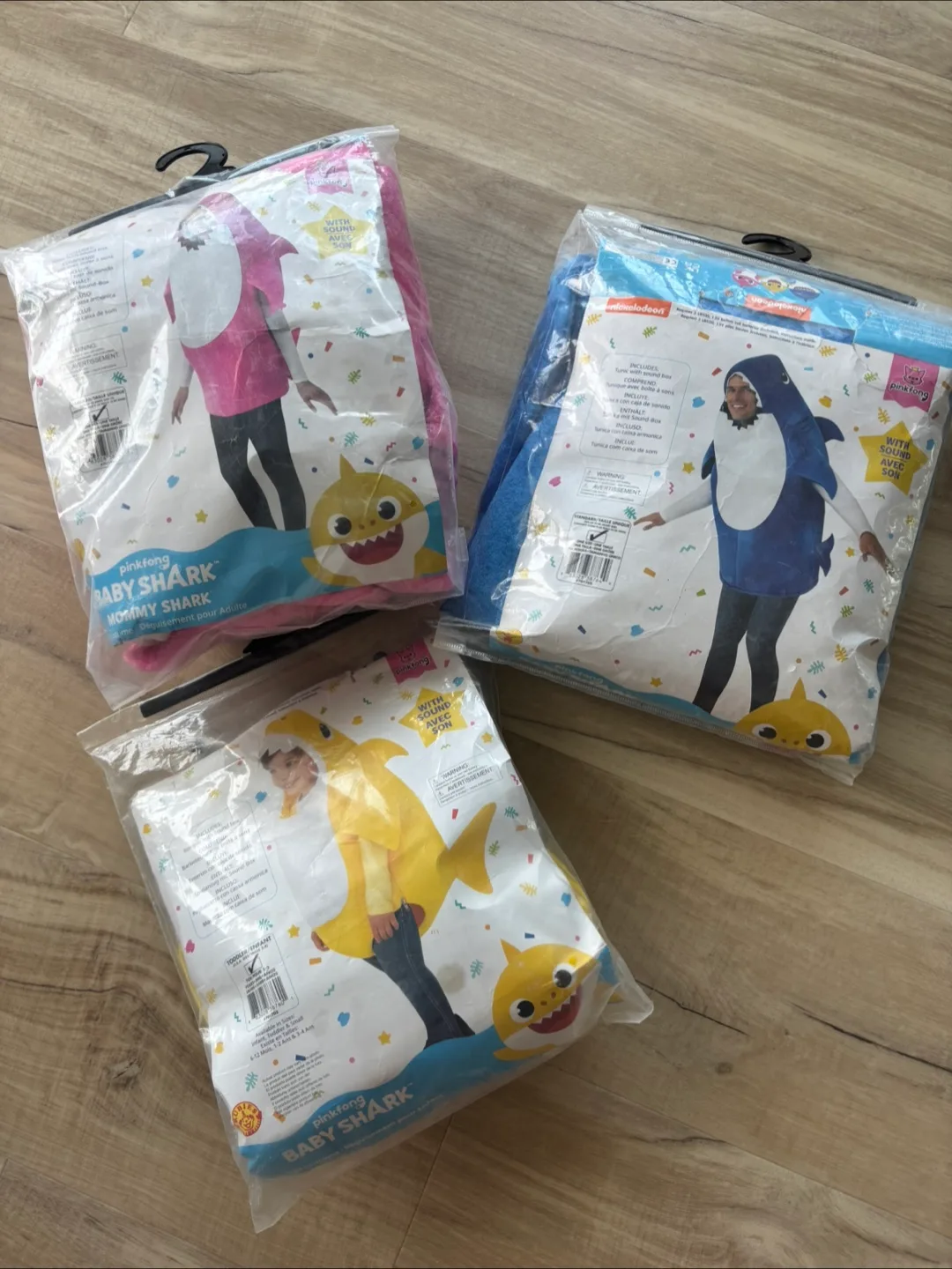 New Baby Shark Costumes x3 thumbnail