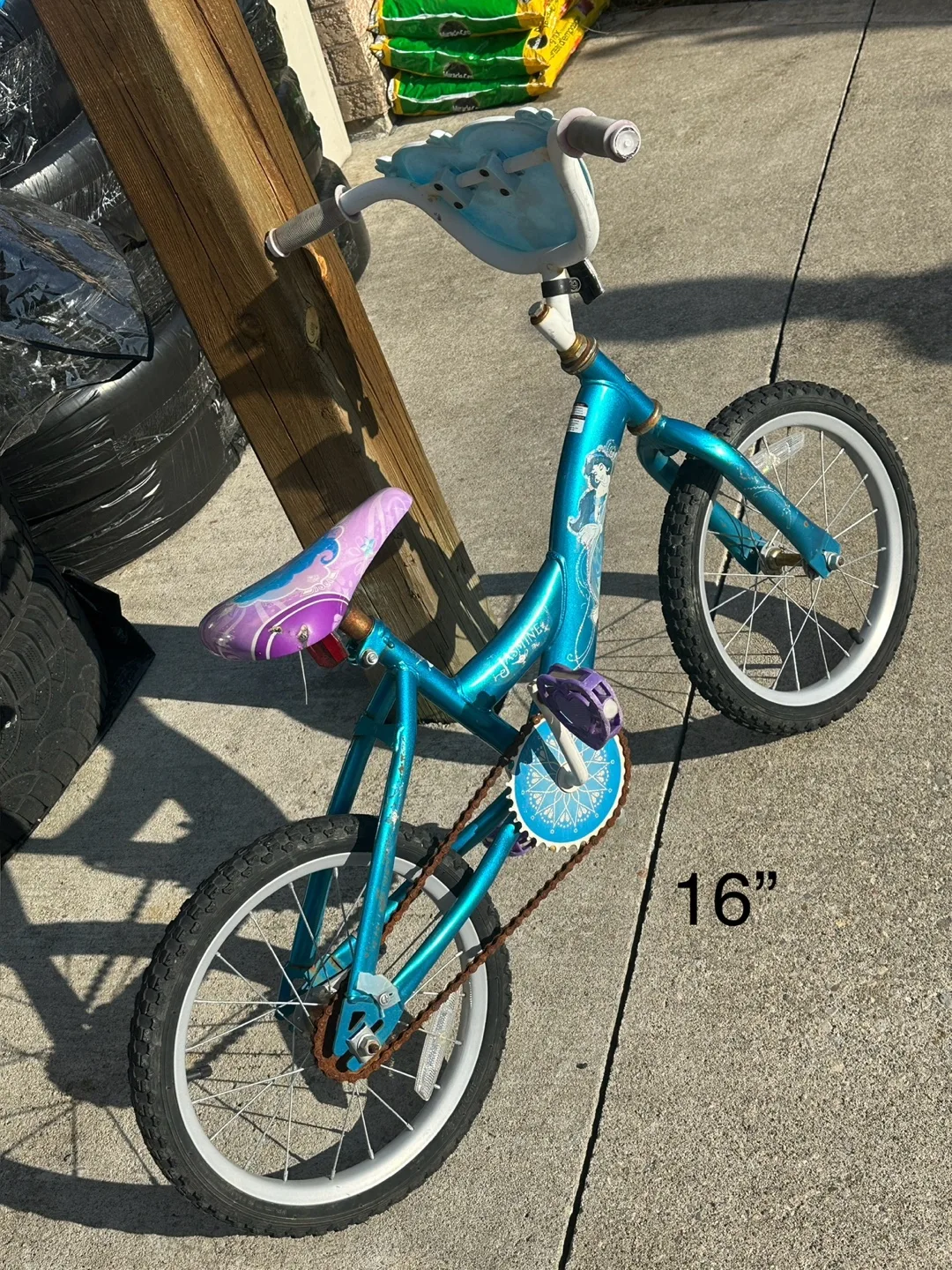 Girls 20” or 16” bike/bicycle red,helmet,seats,scooter thumbnail