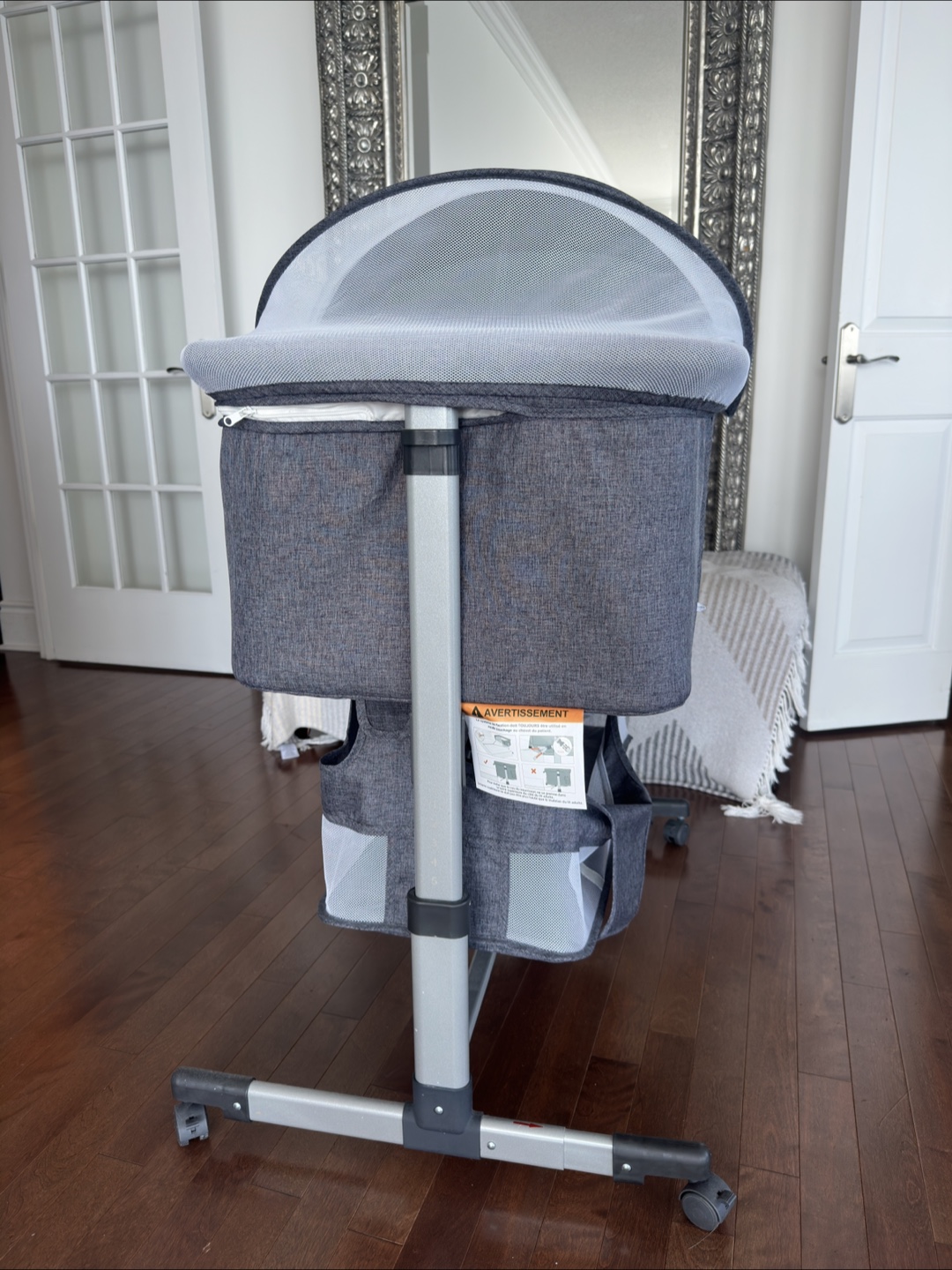 Grey Baby Bassinet - photo 4