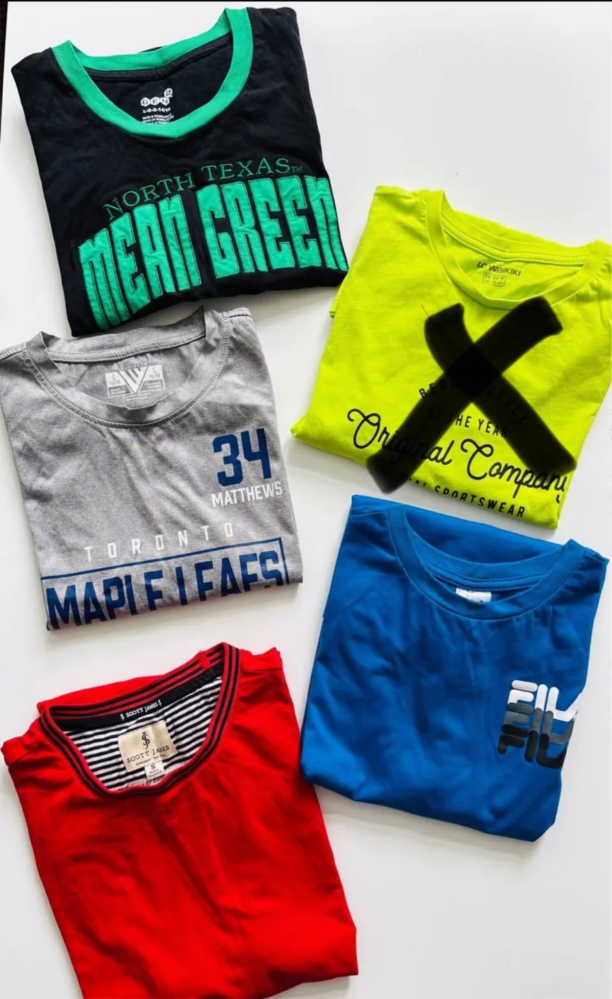 Assorted T-Shirt Bundle - Sizes M/L (12/14) All for $10 thumbnail