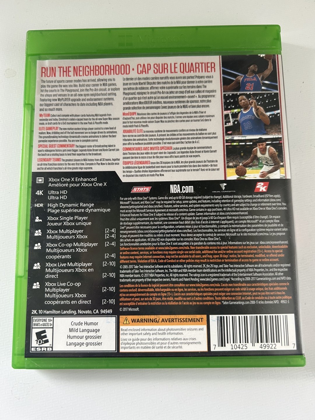 NBA 2K18 Standard Edition Xbox One - photo 2