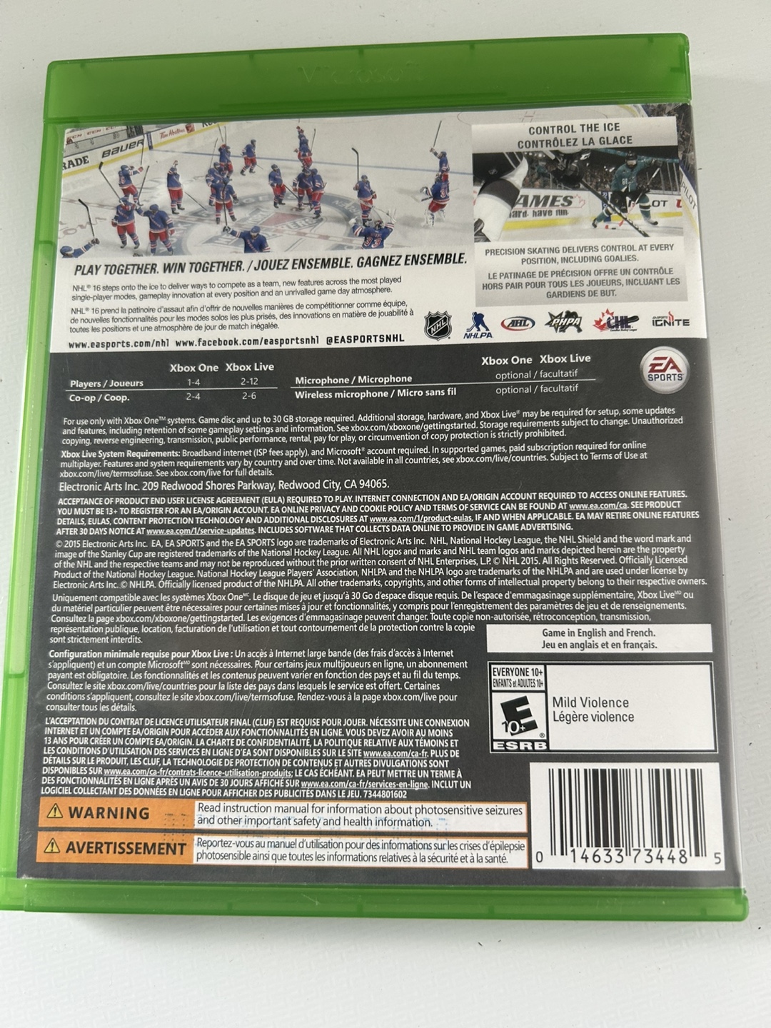 NHL 16 Xbox One - Standard Edition - photo 2