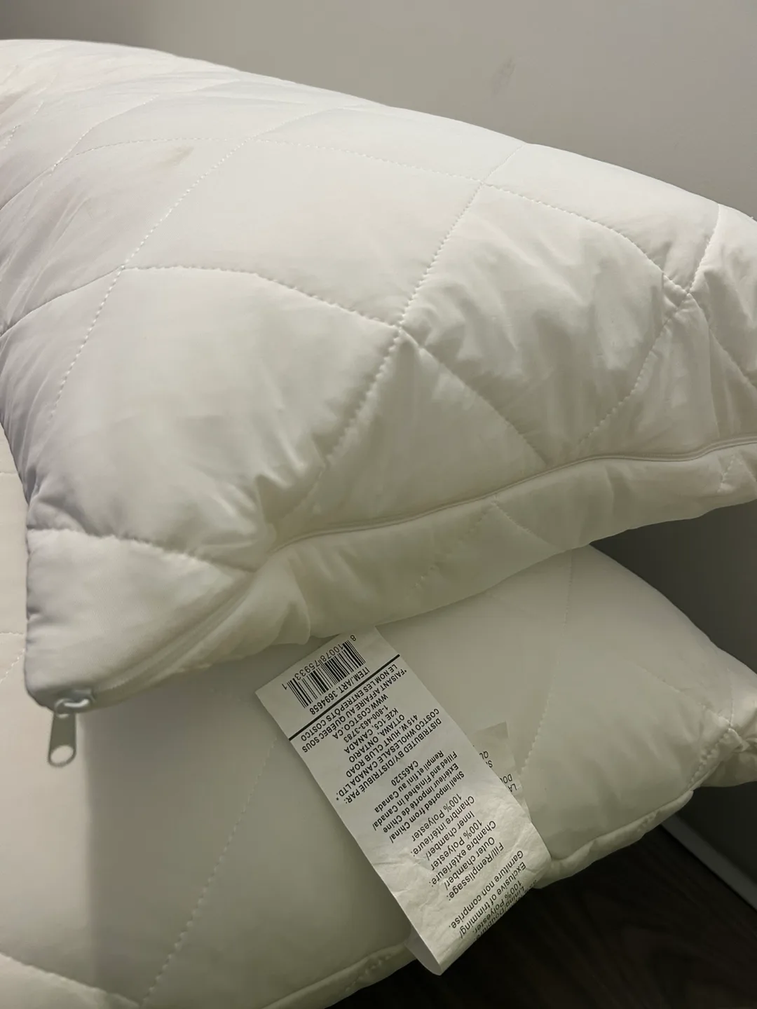 White Quilted Body Pillow - 50 x 137cm image indicator(3)