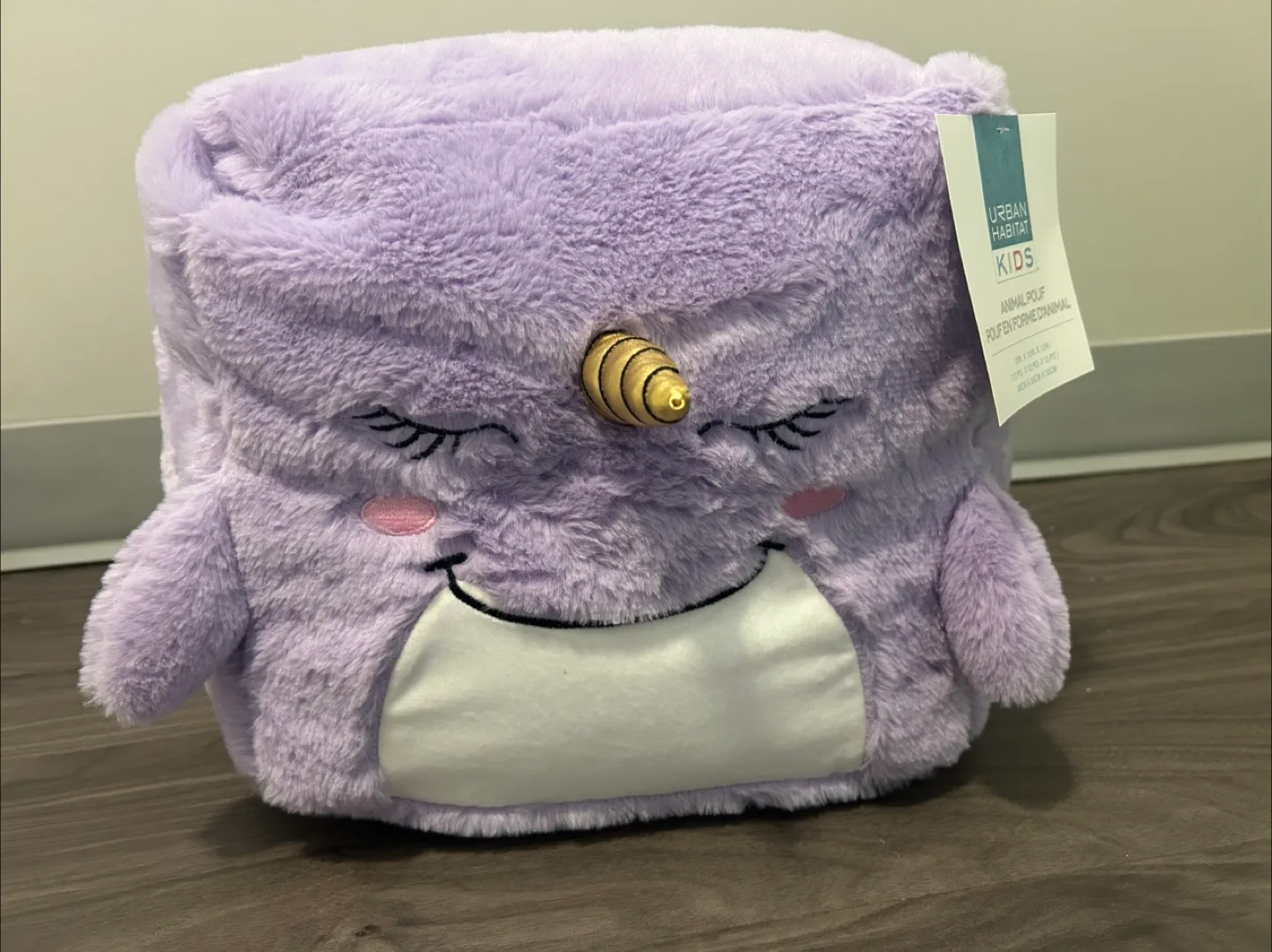 Unicorn Kids Pouf - 30x30x30cm thumbnail