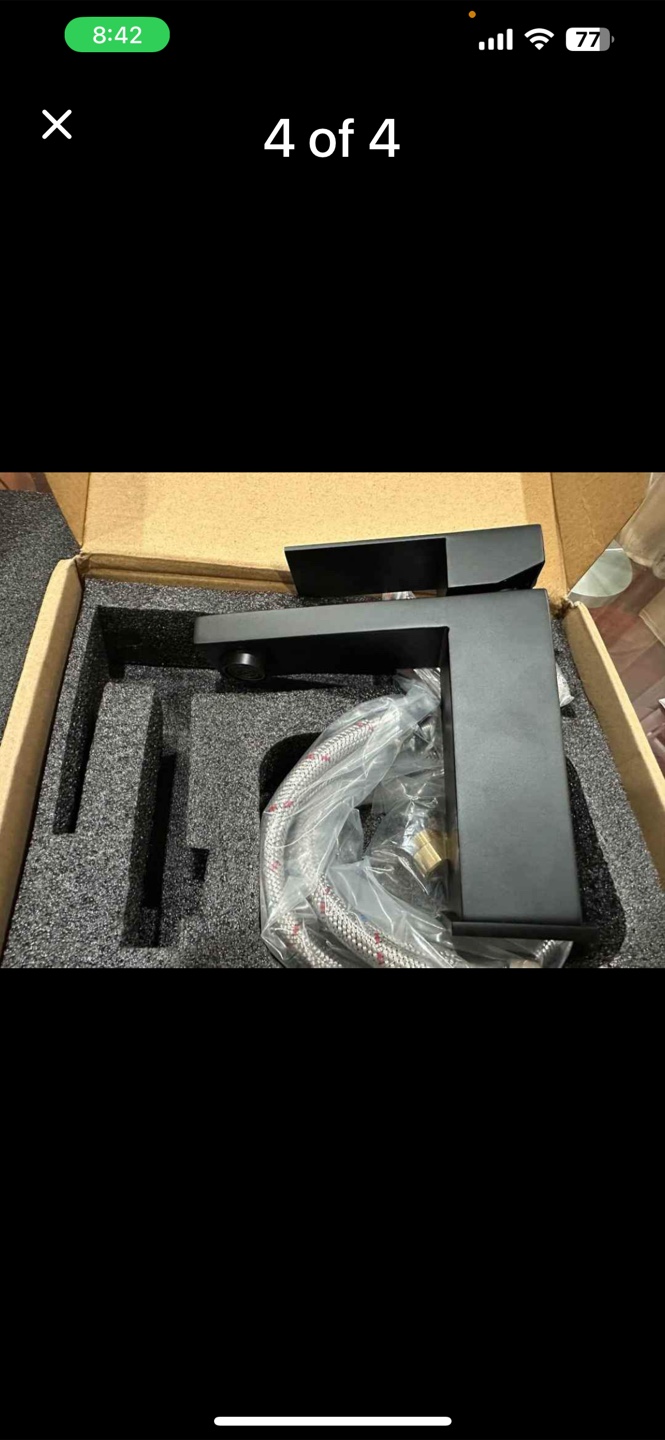 Matte Black Bathroom Faucet - NEW in Box! - photo 5