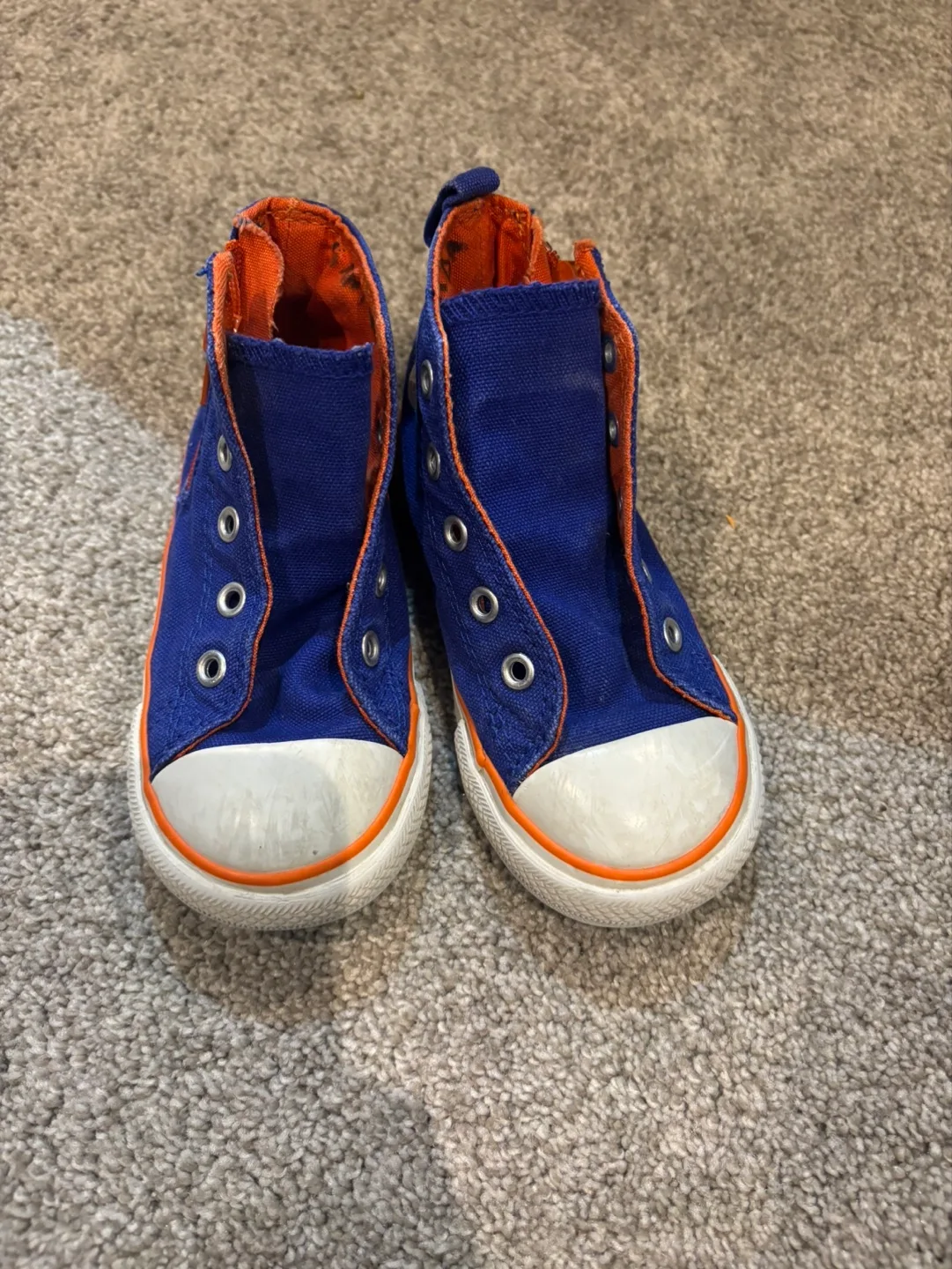 Converse All Star Blue Toddler Shoes - Size 8 thumbnail