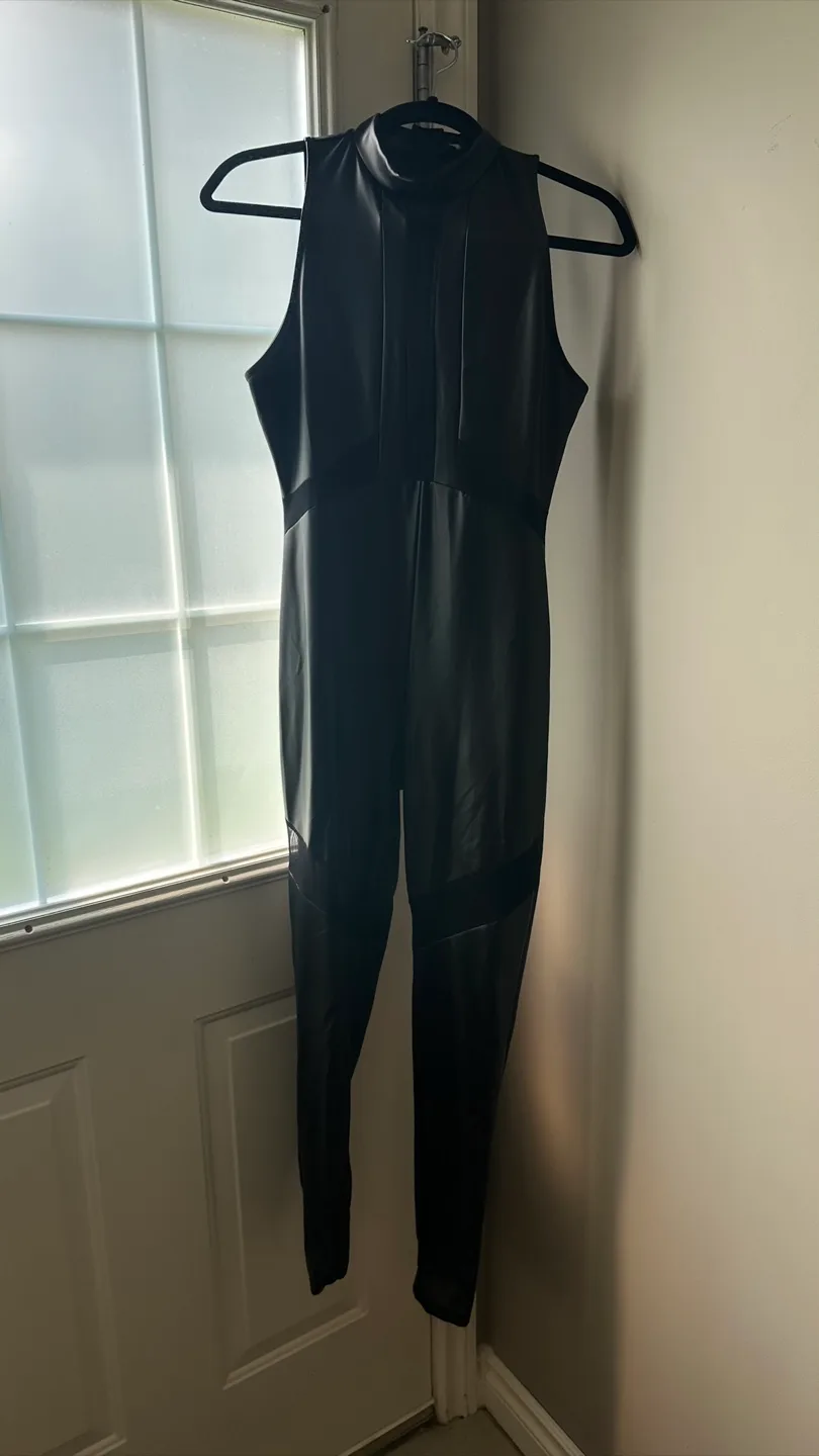 Fashion Nova Meshy Night Catsuit - Size L - New thumbnail
