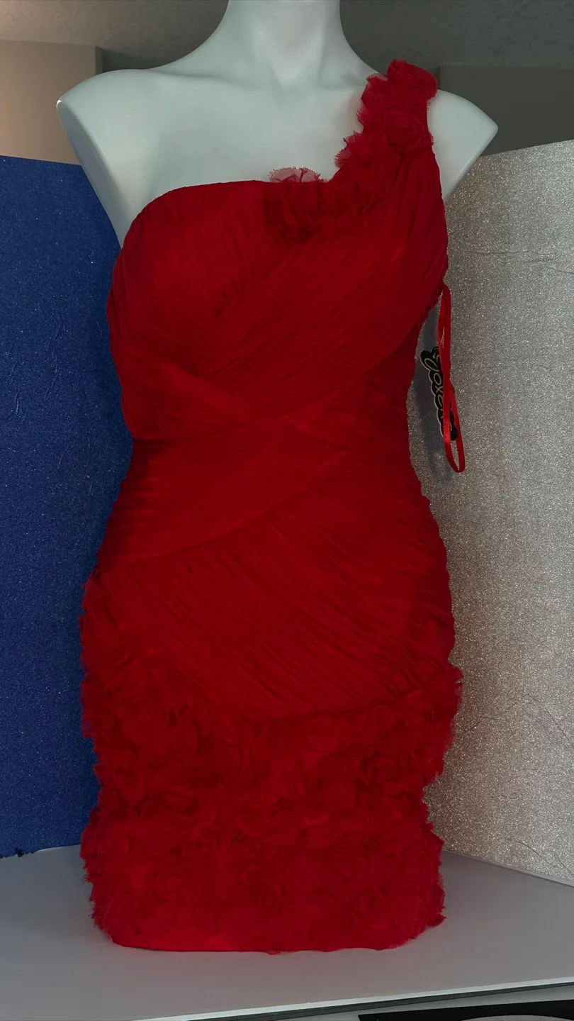 Jolene Red Dress - Size 8 thumbnail