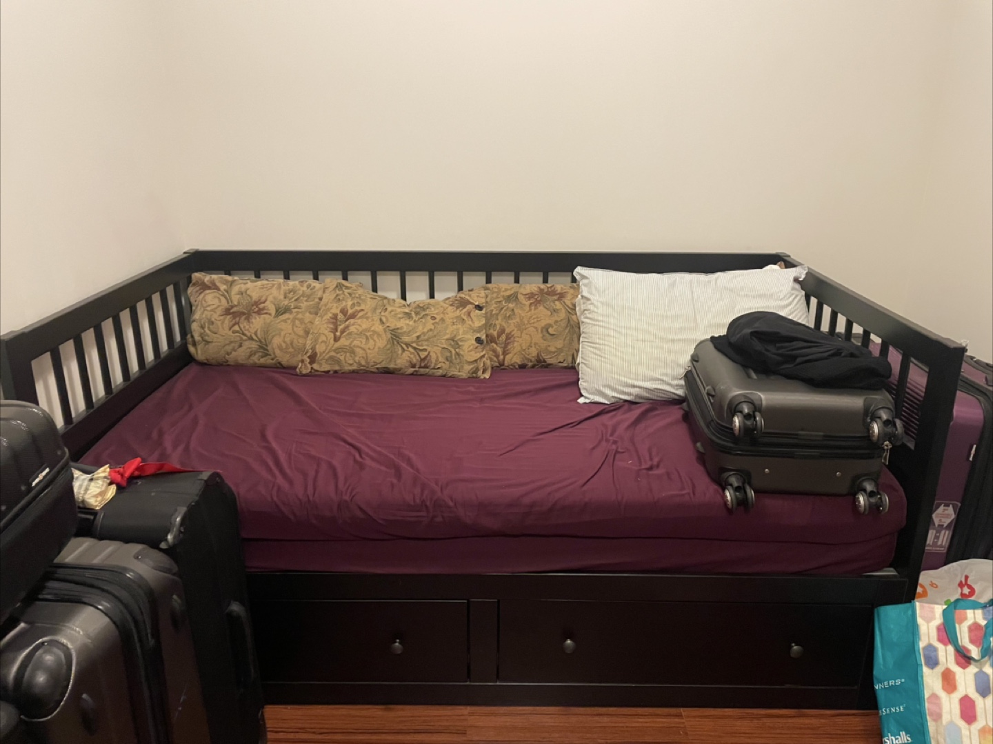 MOVING SALE- IKEA Daybed with mattress has two drawers.