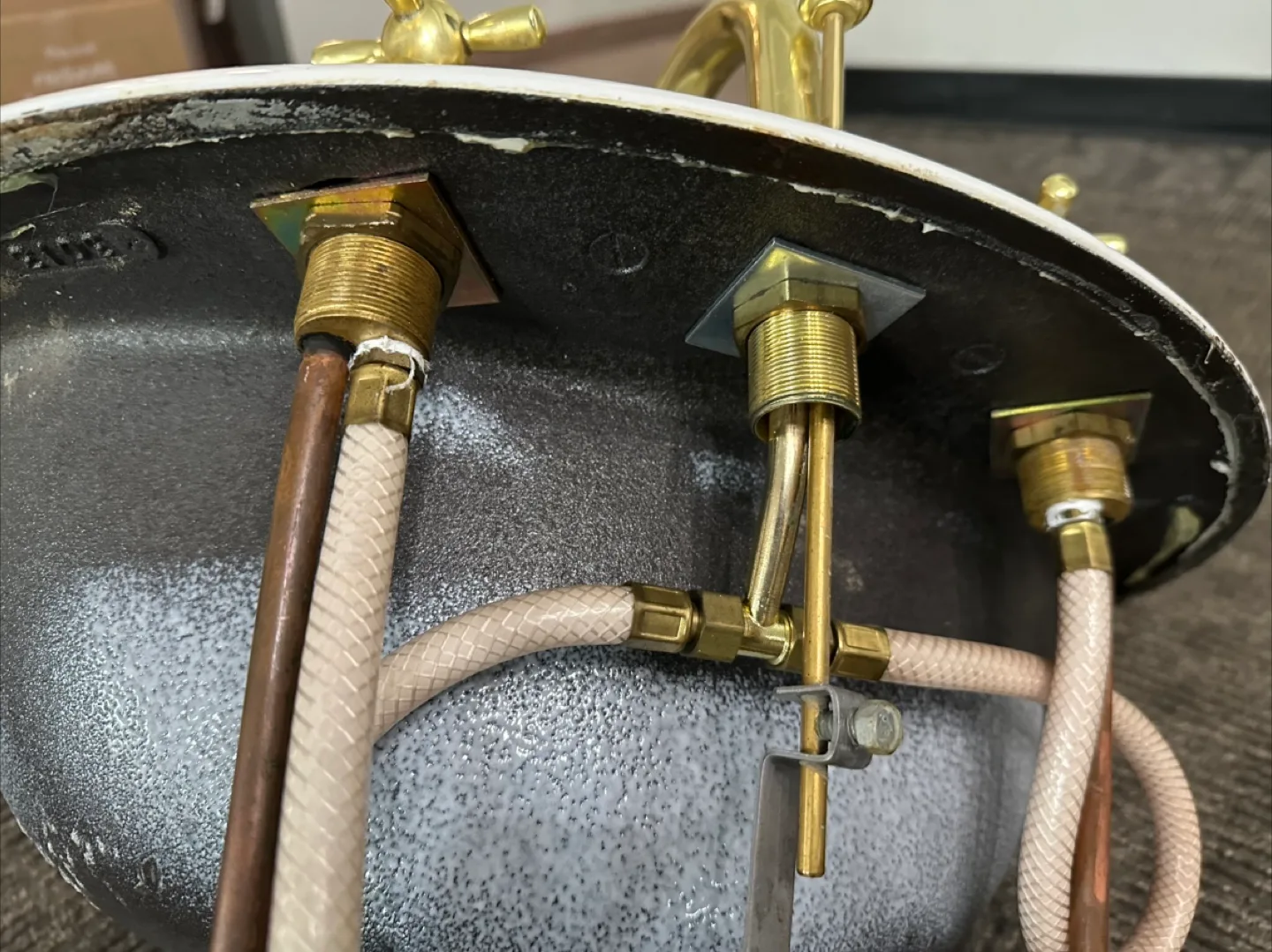 Kohler cast iron lavatory sink image indicator(3)