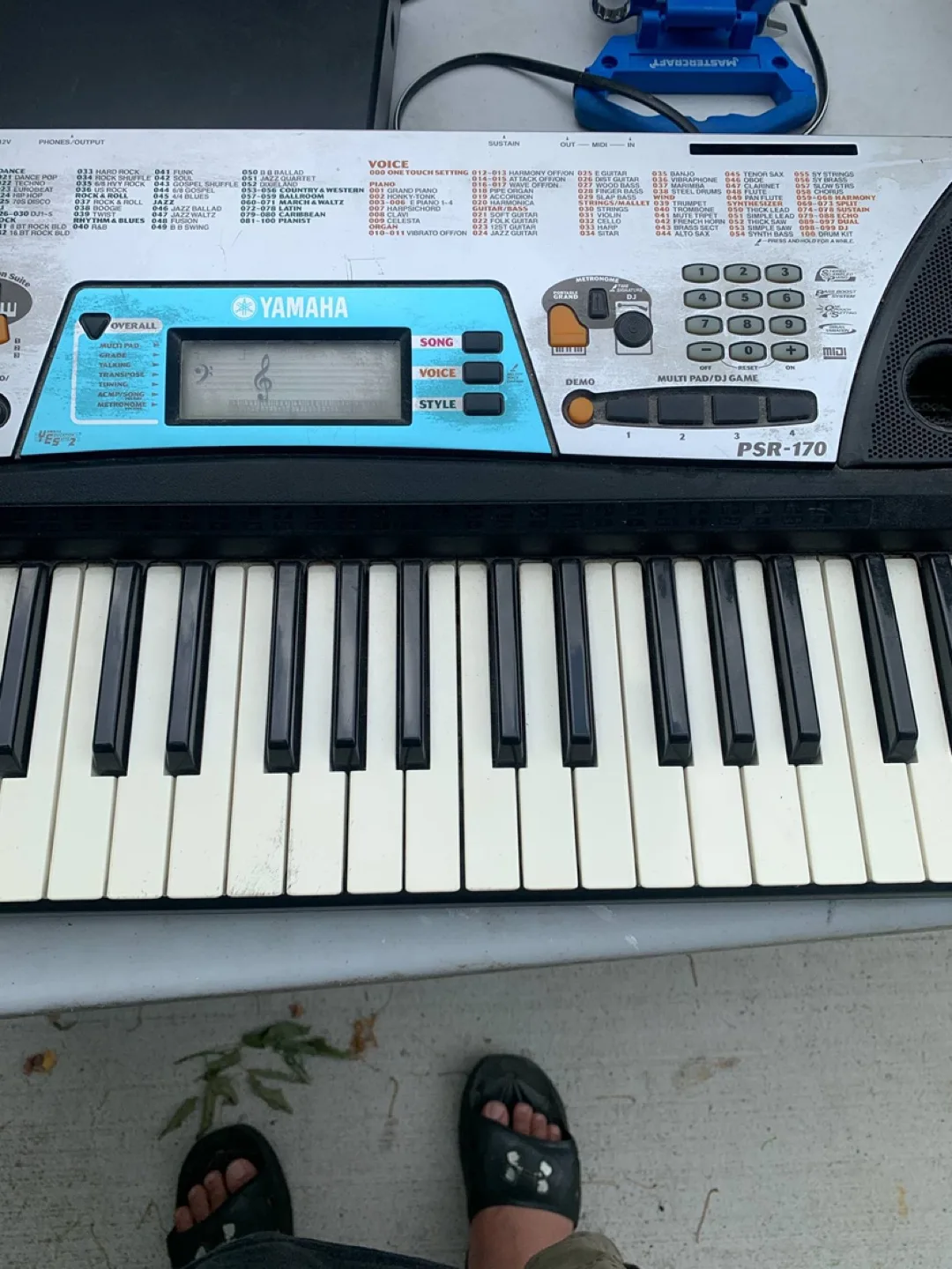 Yamaha PSR-170 Keyboard (works) thumbnail