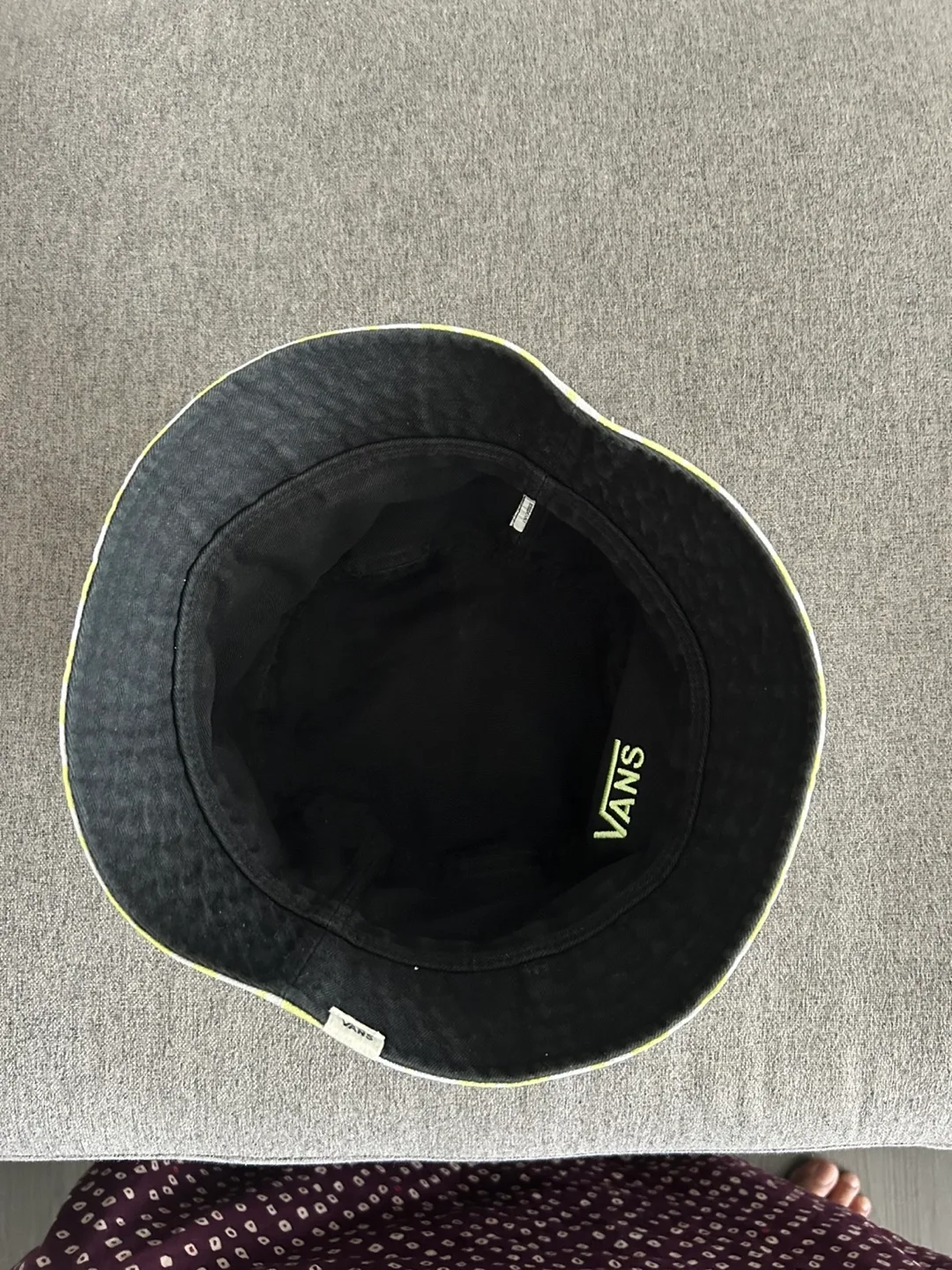 Vans Bucket Hat - Checkerboard Green & White image indicator(3)